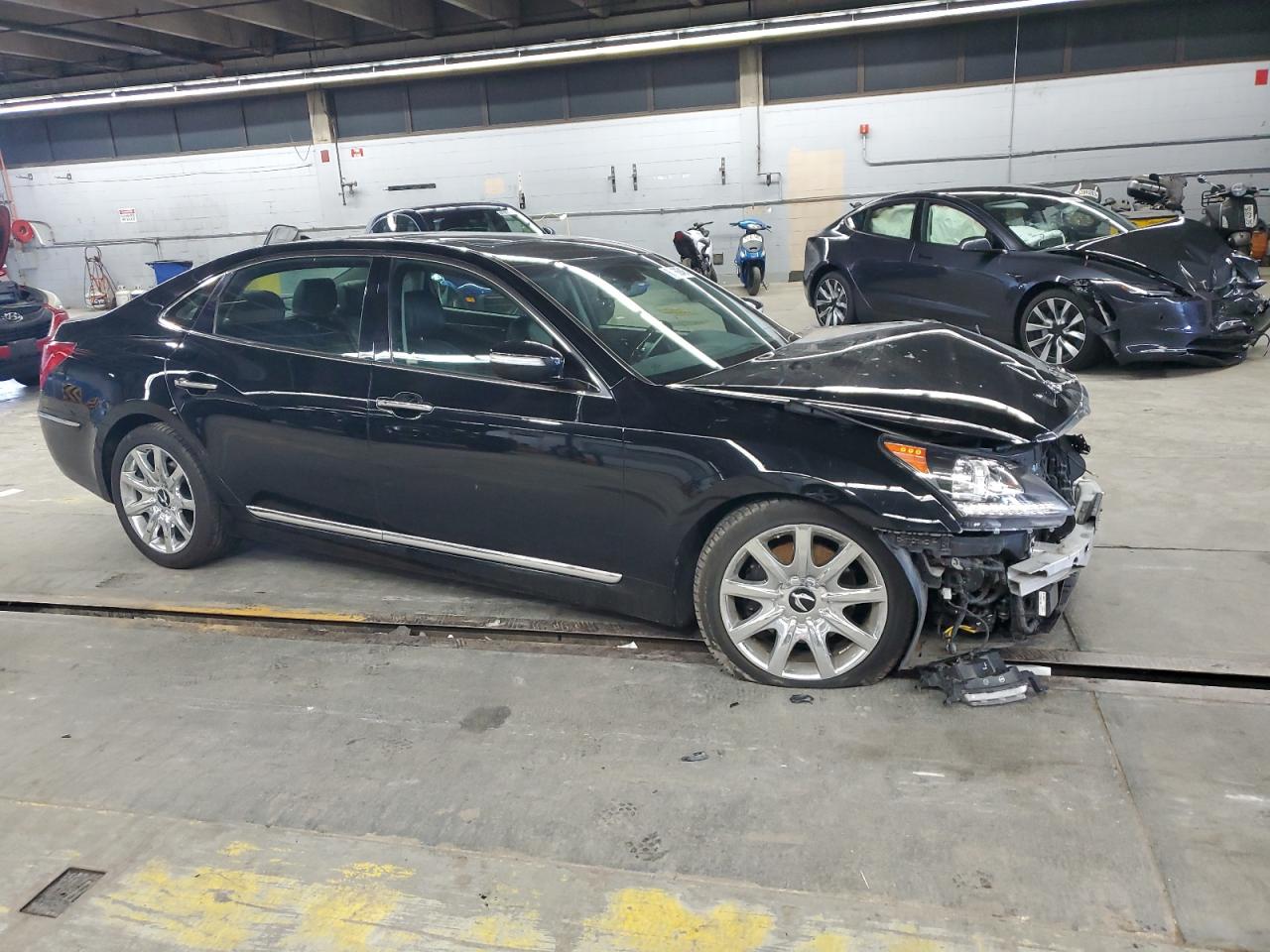 2011 Hyundai Equus Signature Black vin: KMHGH4JF6BU035702