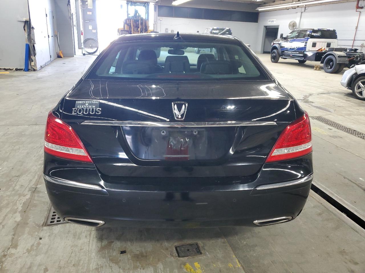 2011 Hyundai Equus Signature Black vin: KMHGH4JF6BU035702