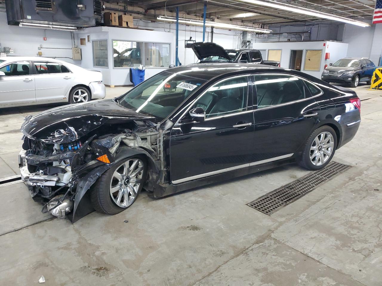 2011 Hyundai Equus Signature Black vin: KMHGH4JF6BU035702
