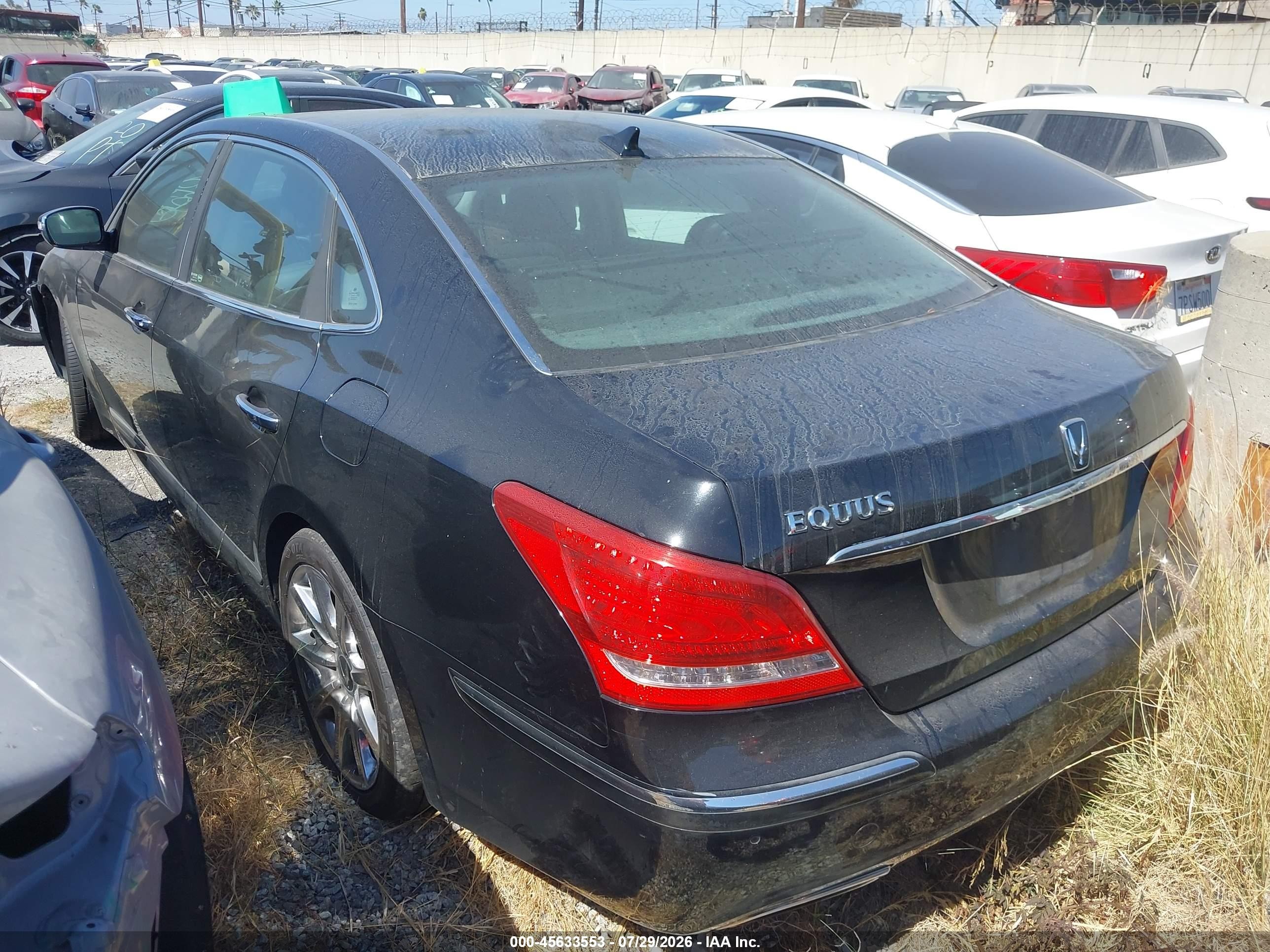 2011 Hyundai Equus Ultimate Black vin: KMHGH4JF8BU034289