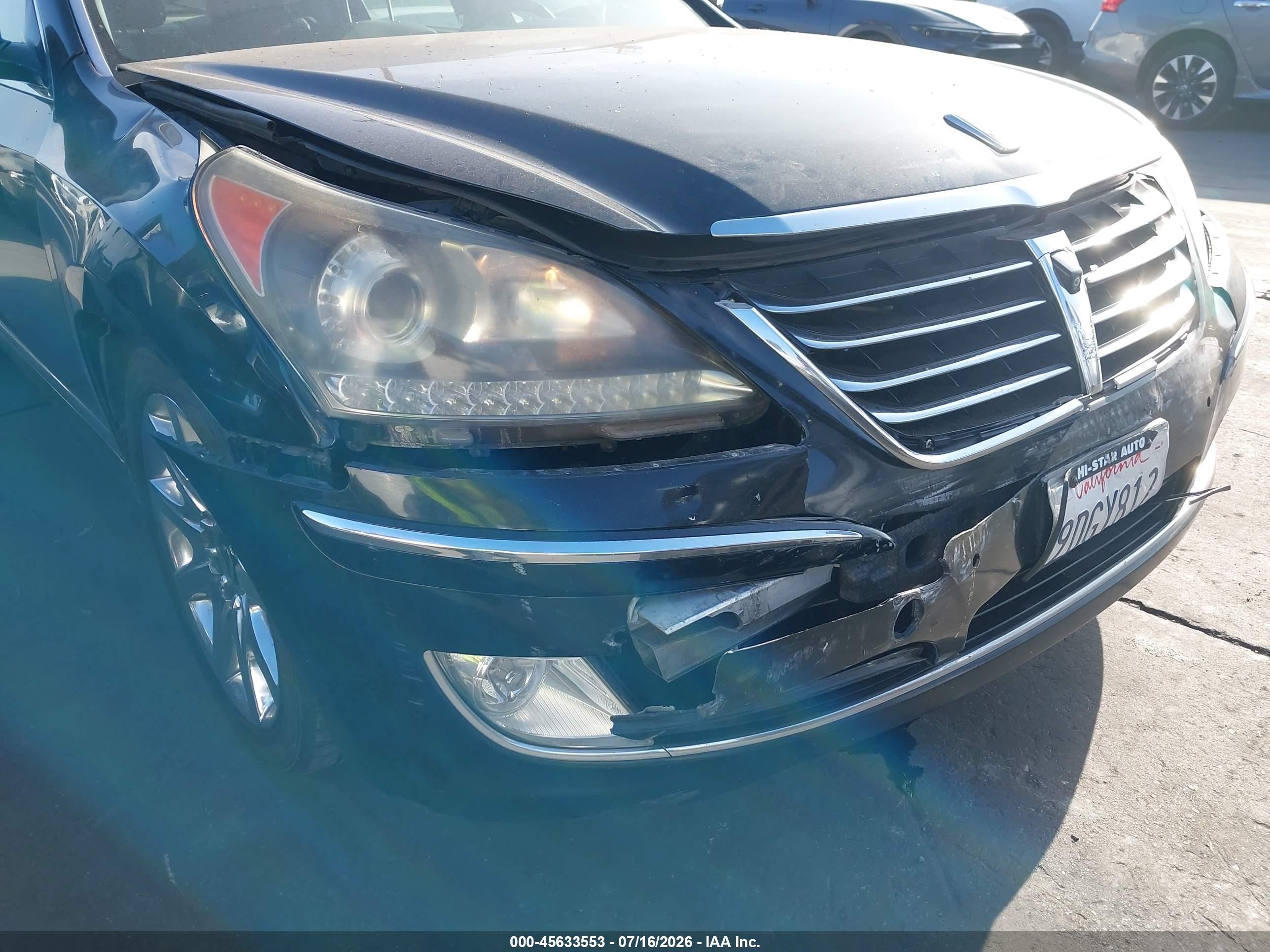 2011 Hyundai Equus Ultimate Black vin: KMHGH4JF8BU034289