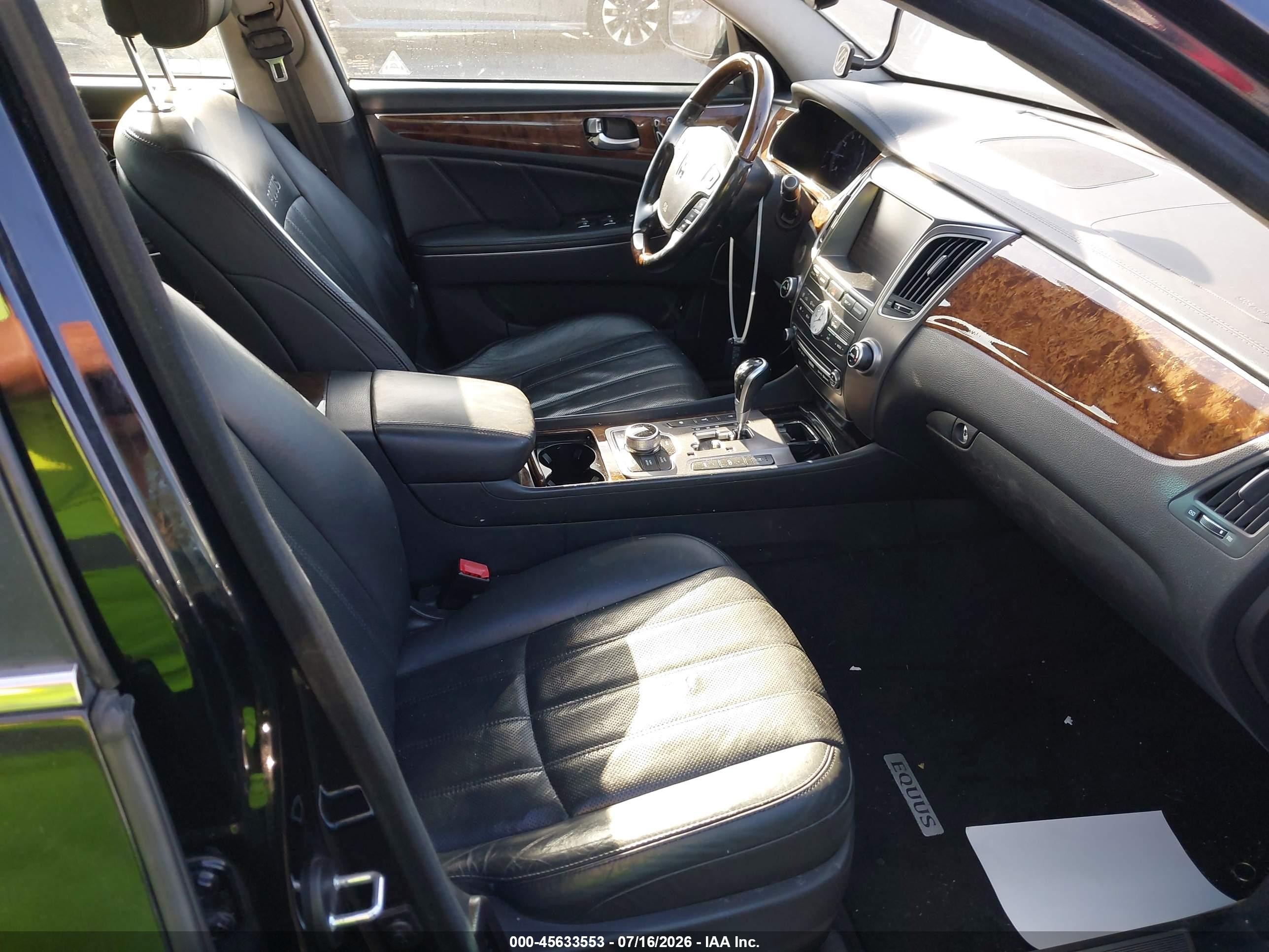 2011 Hyundai Equus Ultimate Black vin: KMHGH4JF8BU034289