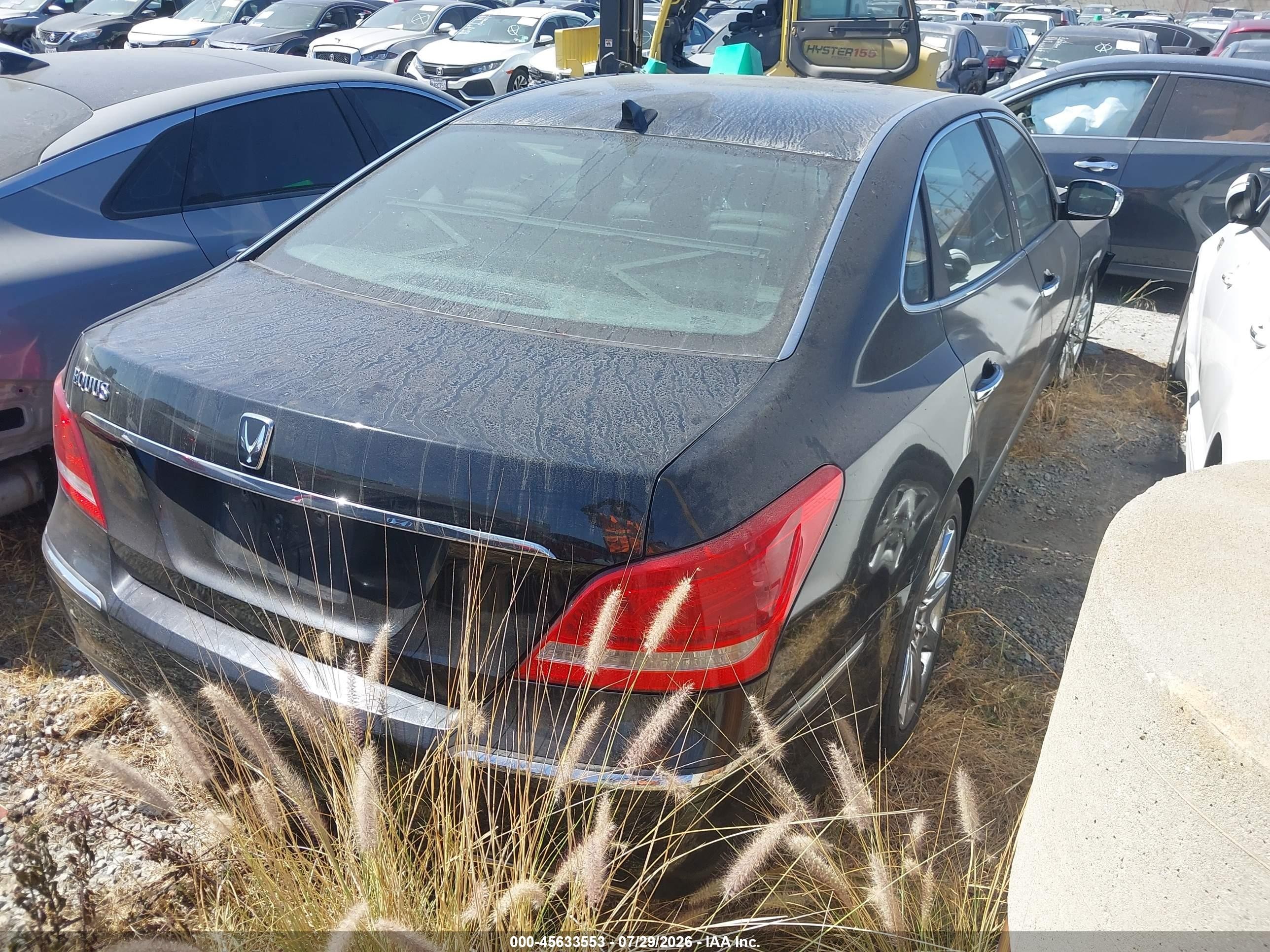 2011 Hyundai Equus Ultimate Black vin: KMHGH4JF8BU034289