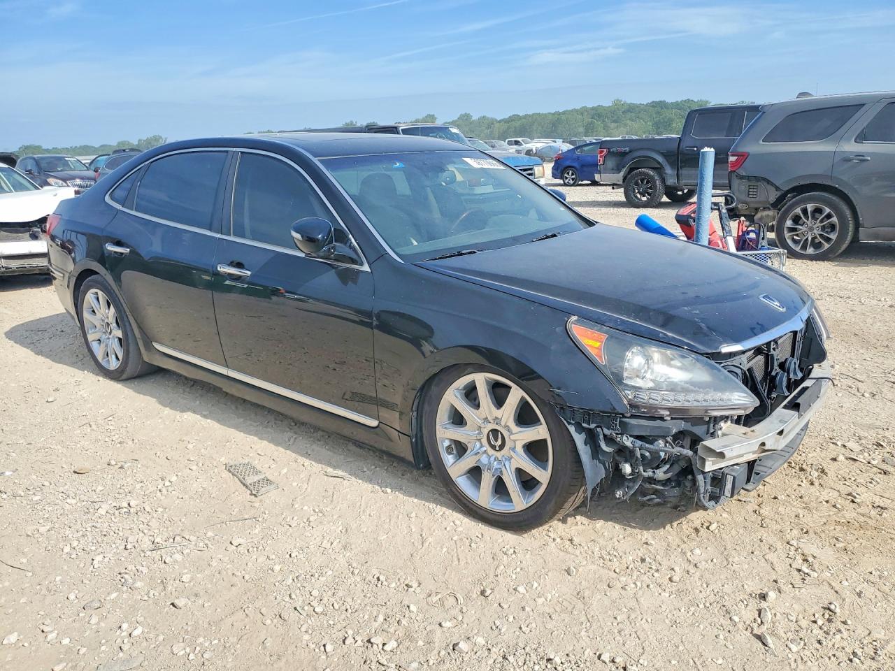 2012 Hyundai Equus Signature Black vin: KMHGH4JH0CU056600