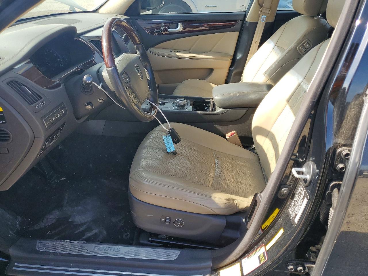2012 Hyundai Equus Signature Black vin: KMHGH4JH0CU056600