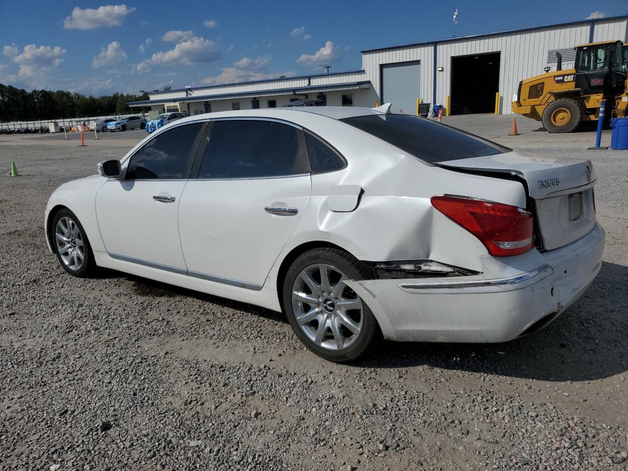 2013 Hyundai Equus Signature White vin: KMHGH4JH0DU069168