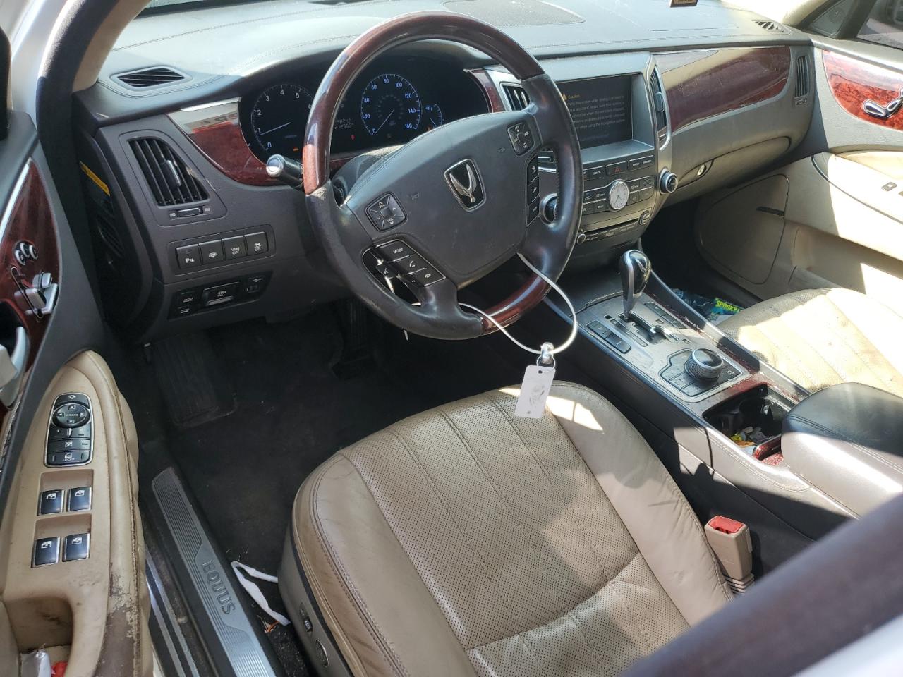 2013 Hyundai Equus Signature White vin: KMHGH4JH0DU069168