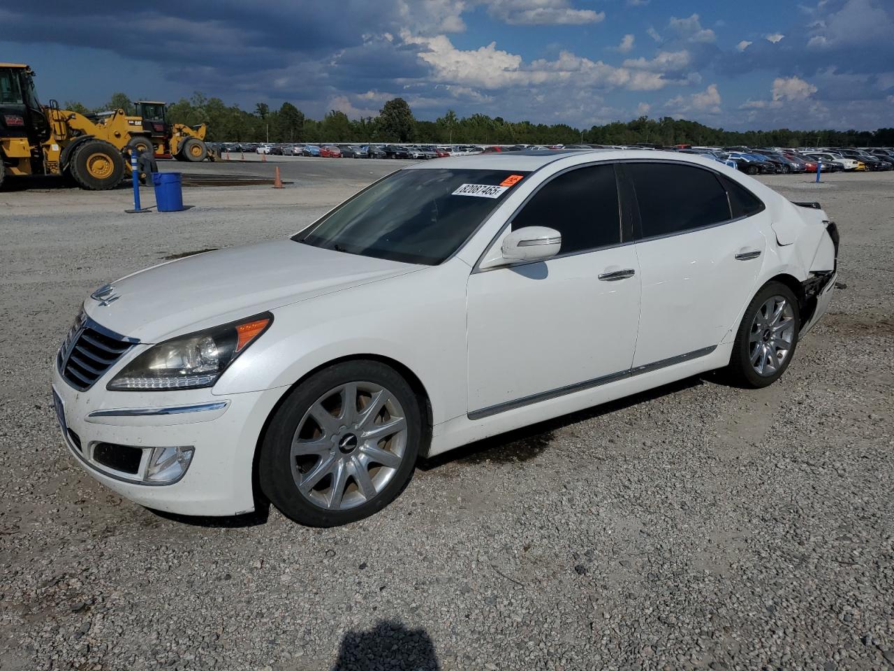 2013 Hyundai Equus Signature White vin: KMHGH4JH0DU069168