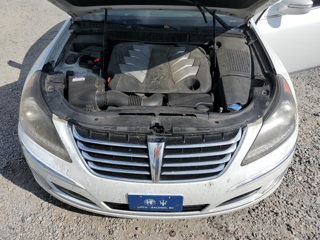 2013 Hyundai Equus Signature White vin: KMHGH4JH0DU069168