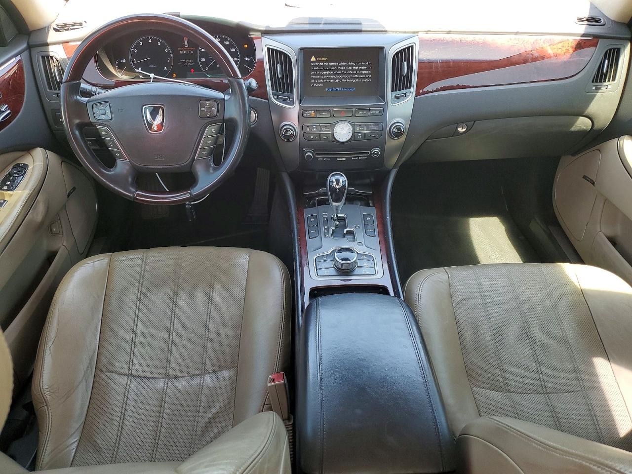 2013 Hyundai Equus Signature White vin: KMHGH4JH0DU072409