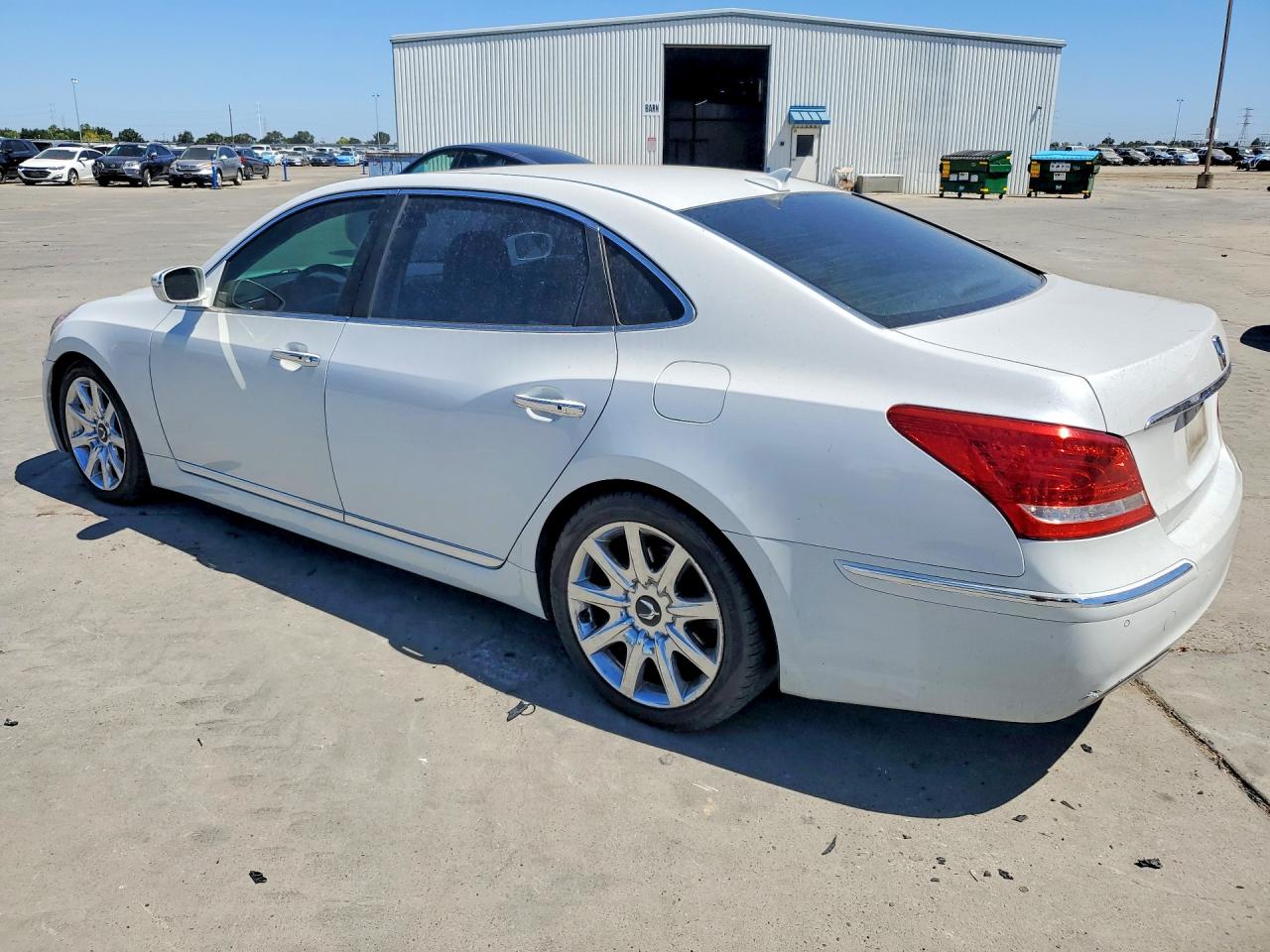 2013 Hyundai Equus Signature White vin: KMHGH4JH0DU072409
