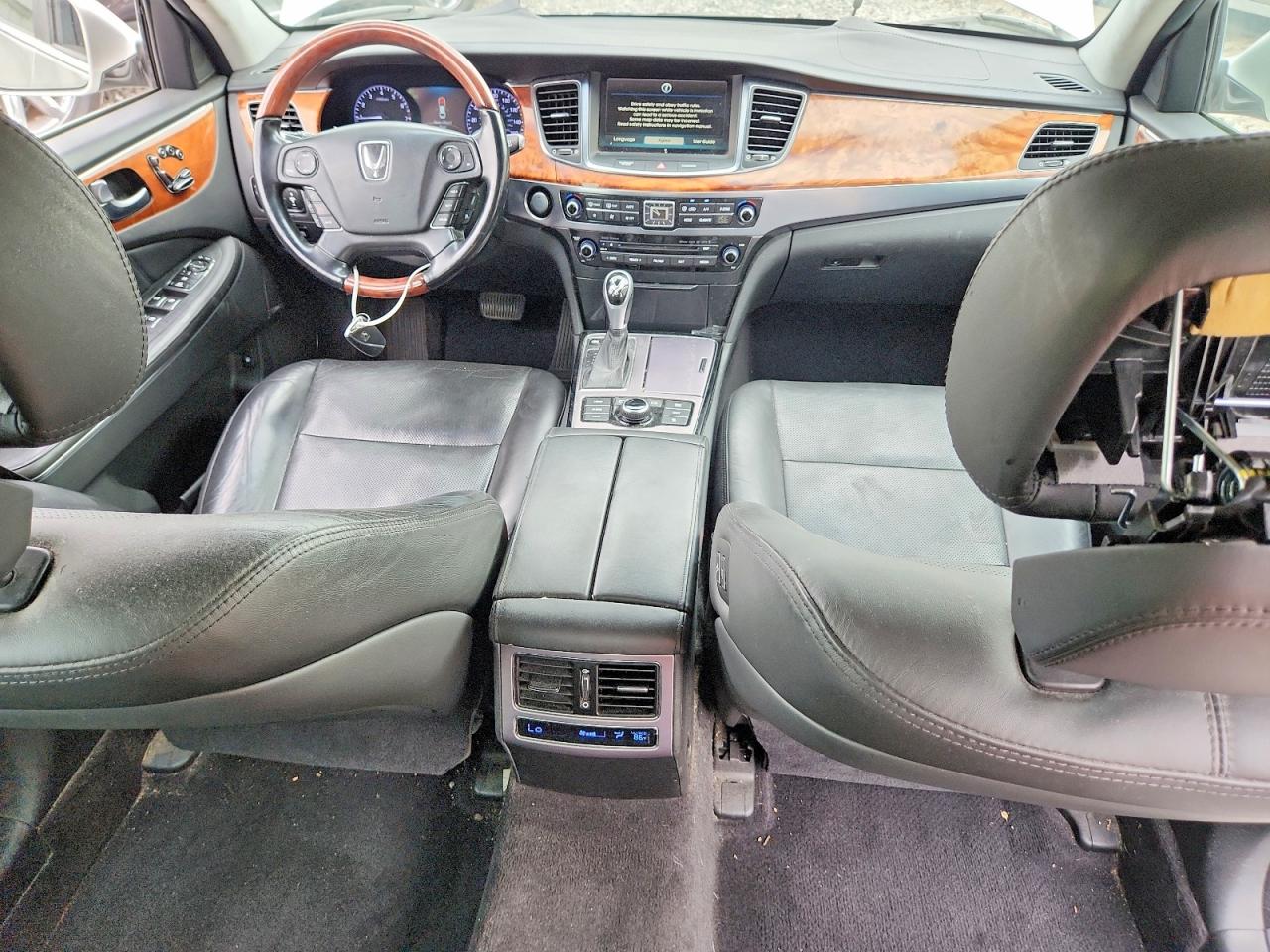 2014 Hyundai Equus Signature Silver vin: KMHGH4JH0EU073884
