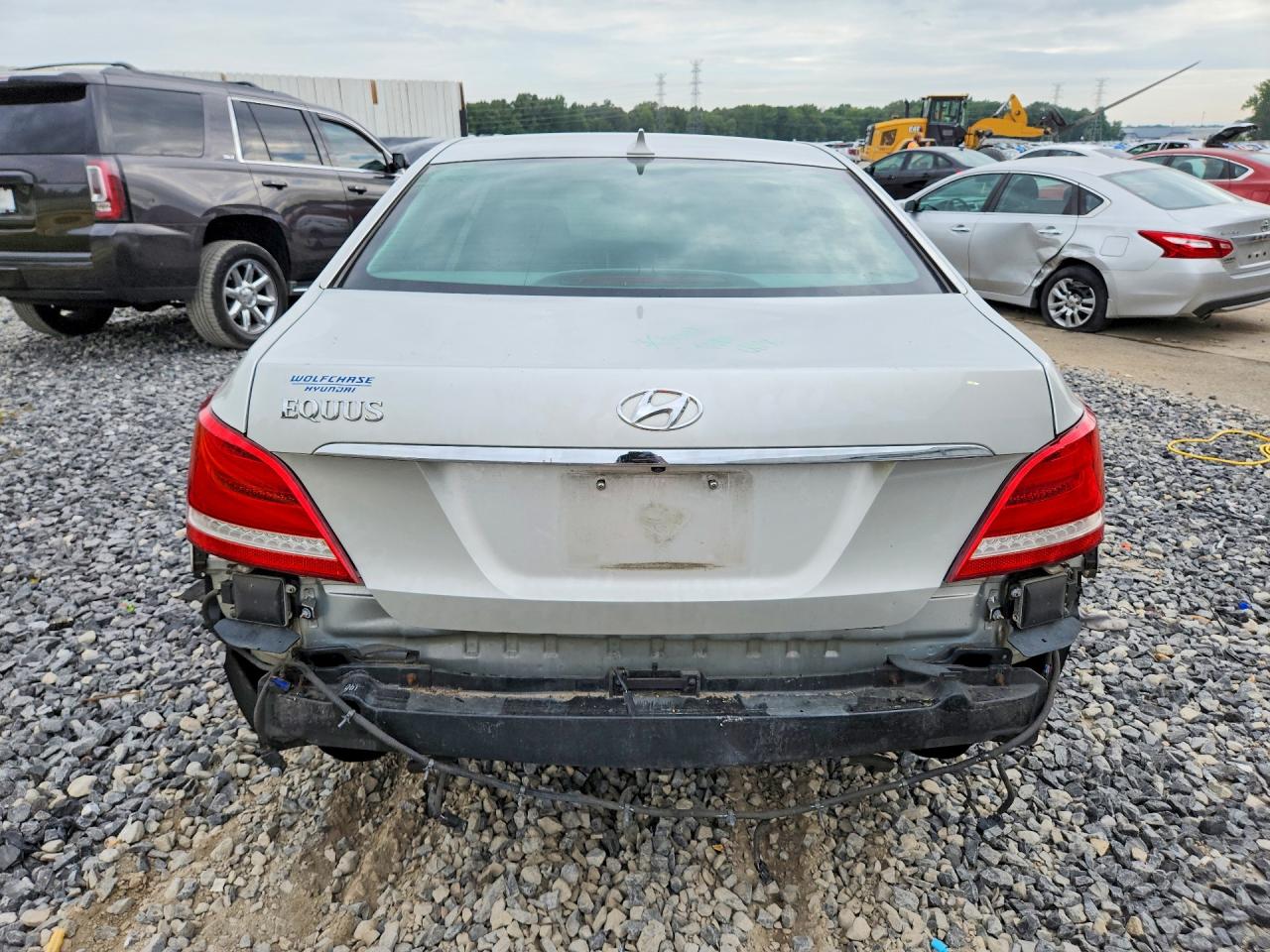 2014 Hyundai Equus Signature Silver vin: KMHGH4JH0EU073884