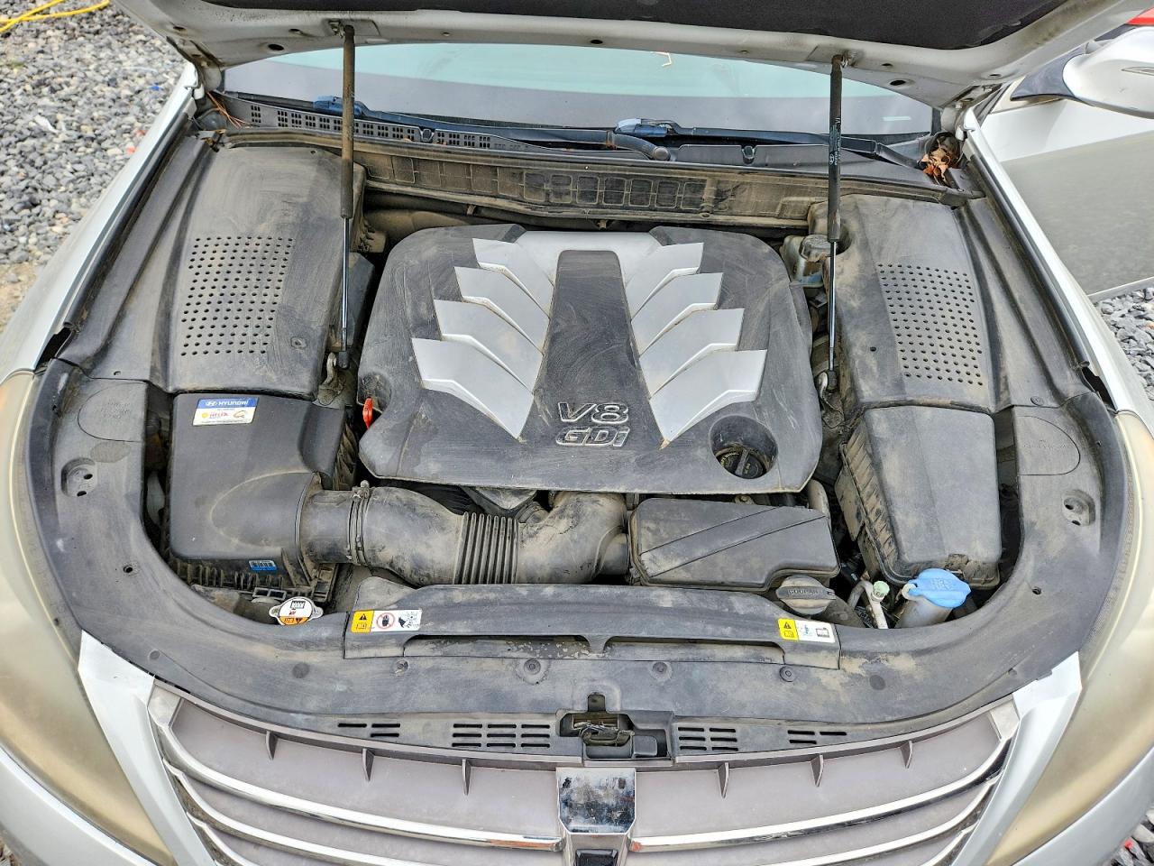 2014 Hyundai Equus Signature Silver vin: KMHGH4JH0EU073884