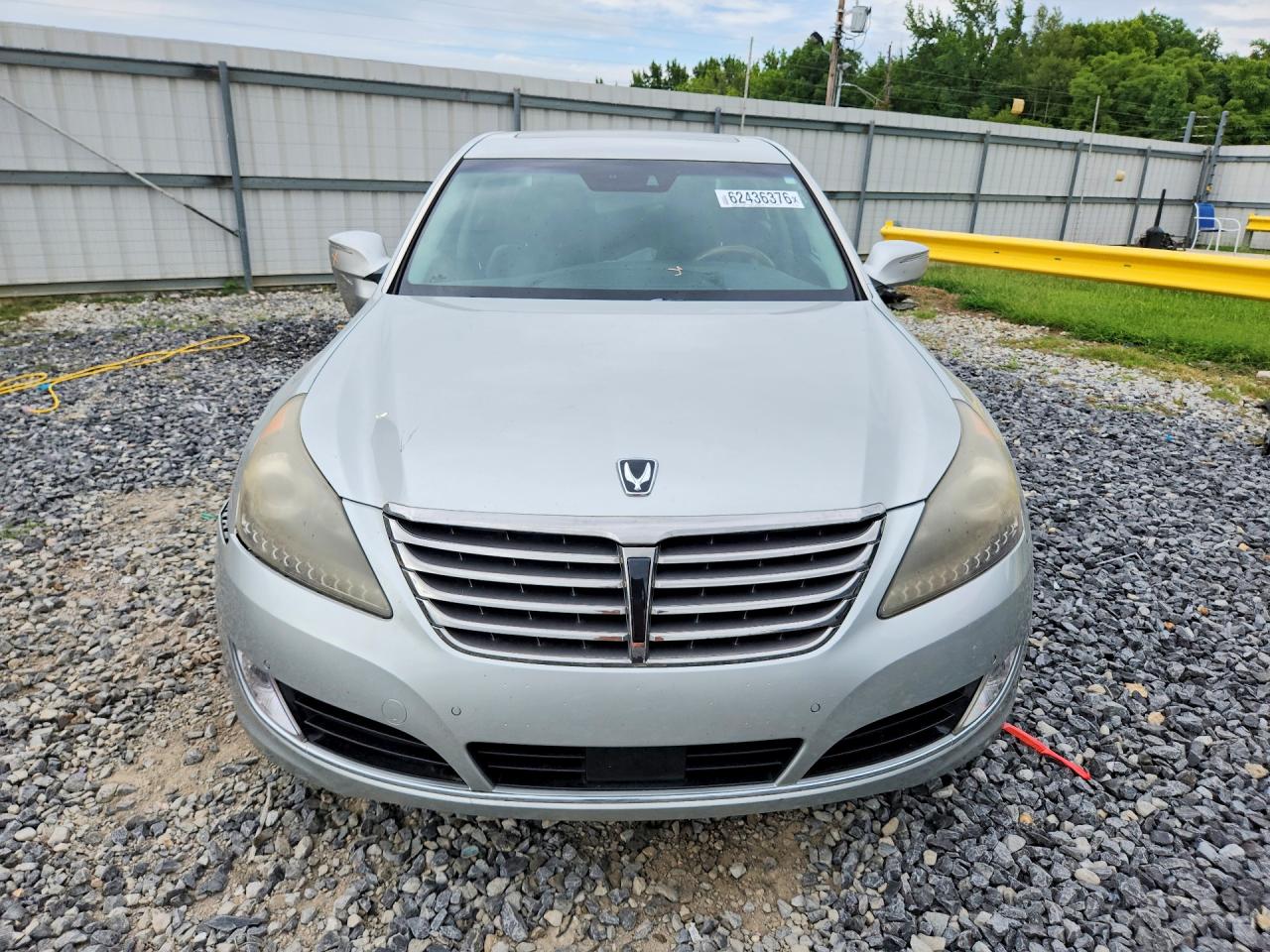 2014 Hyundai Equus Signature Silver vin: KMHGH4JH0EU073884