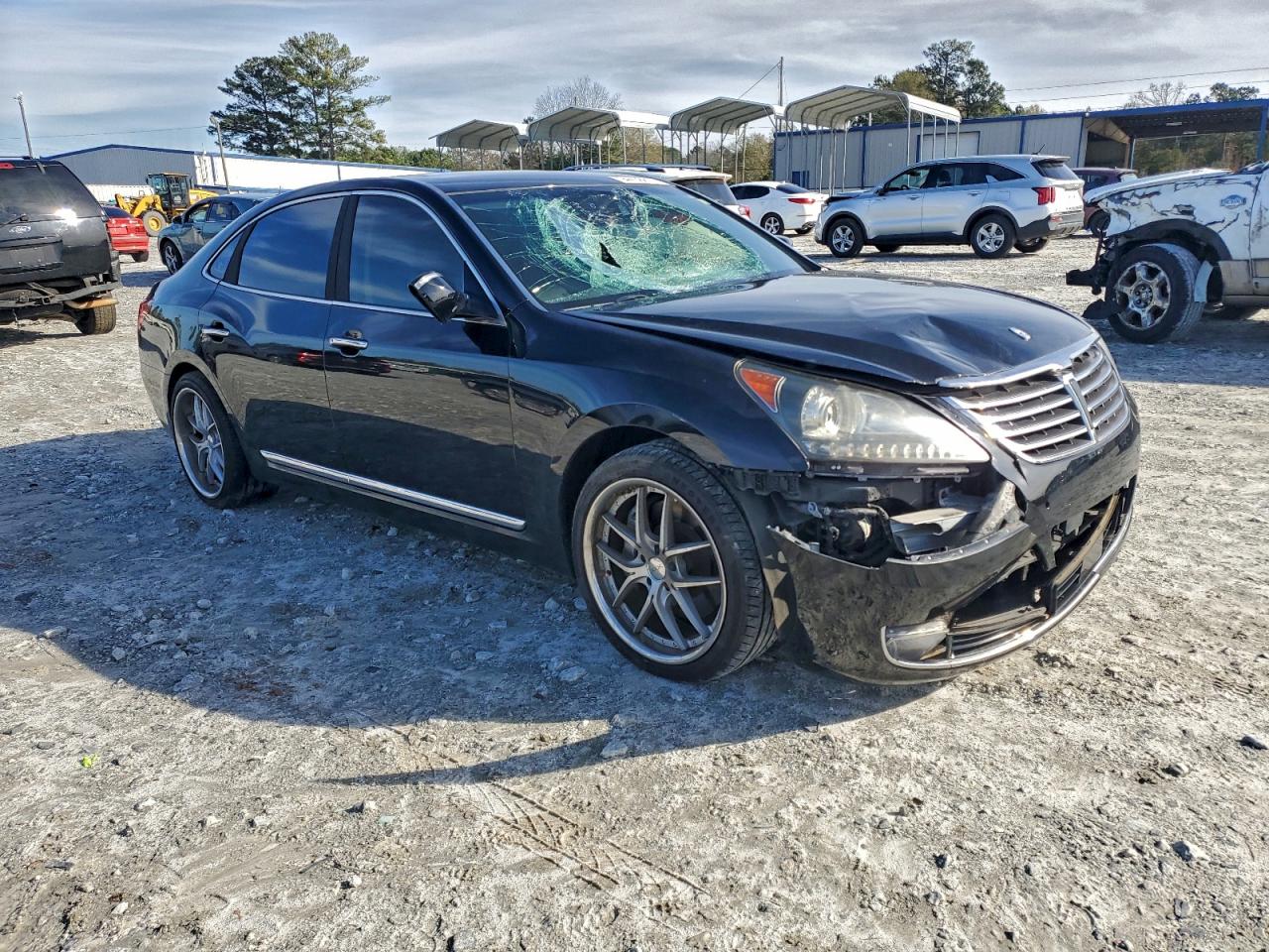 2014 Hyundai Equus Signature Black vin: KMHGH4JH0EU083136