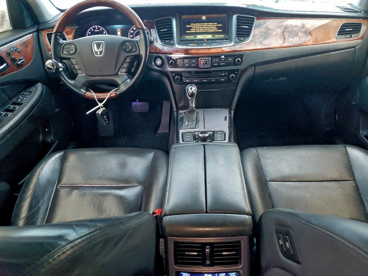 2014 Hyundai Equus Signature Black vin: KMHGH4JH0EU083136