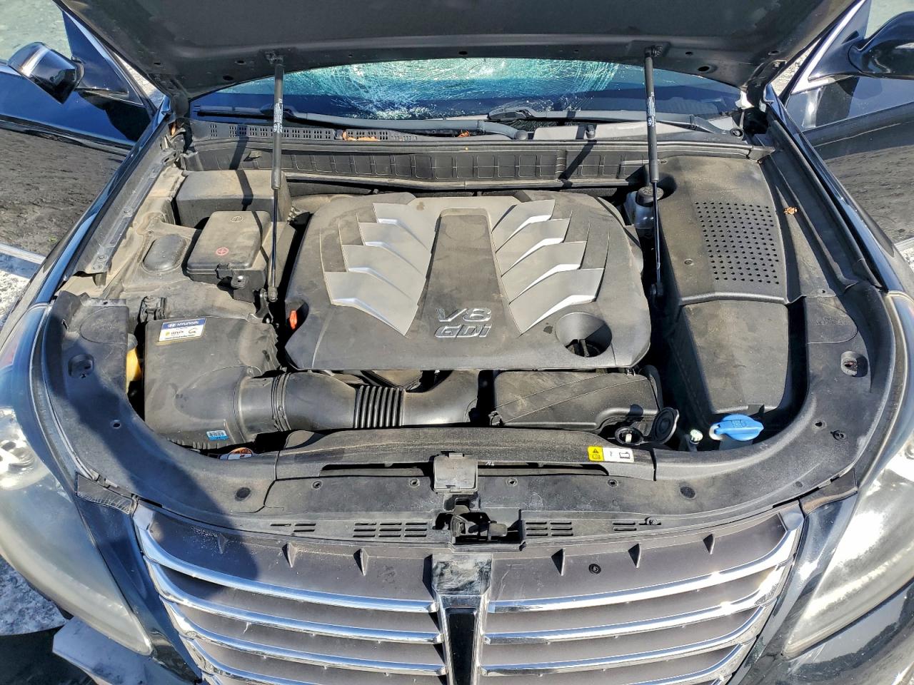 2014 Hyundai Equus Signature Black vin: KMHGH4JH0EU083136