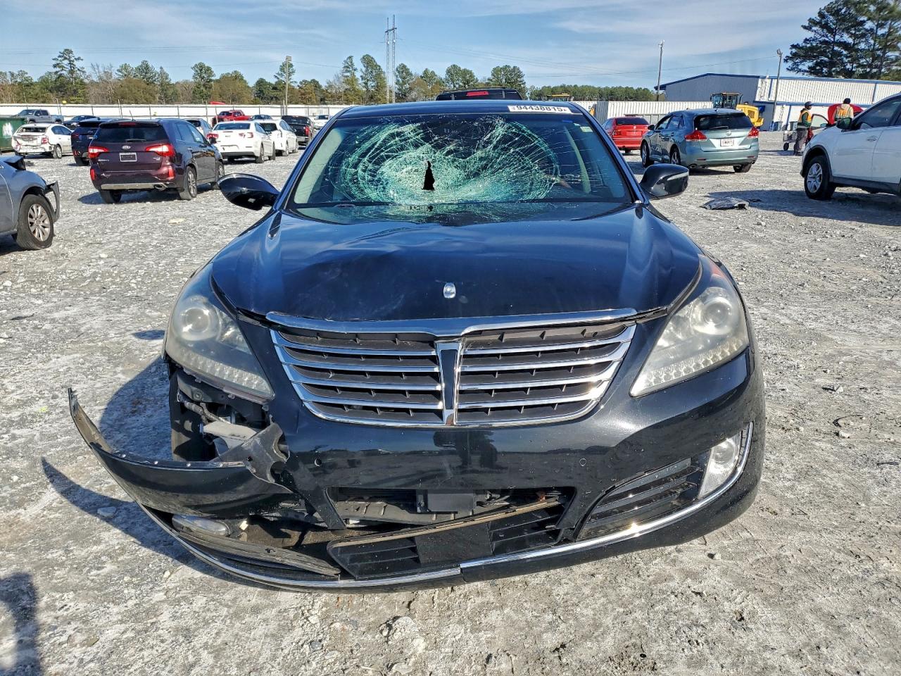 2014 Hyundai Equus Signature Black vin: KMHGH4JH0EU083136