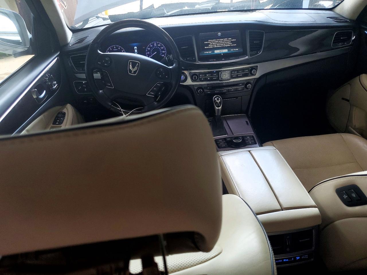 2014 Hyundai Equus Signature White vin: KMHGH4JH0EU089308