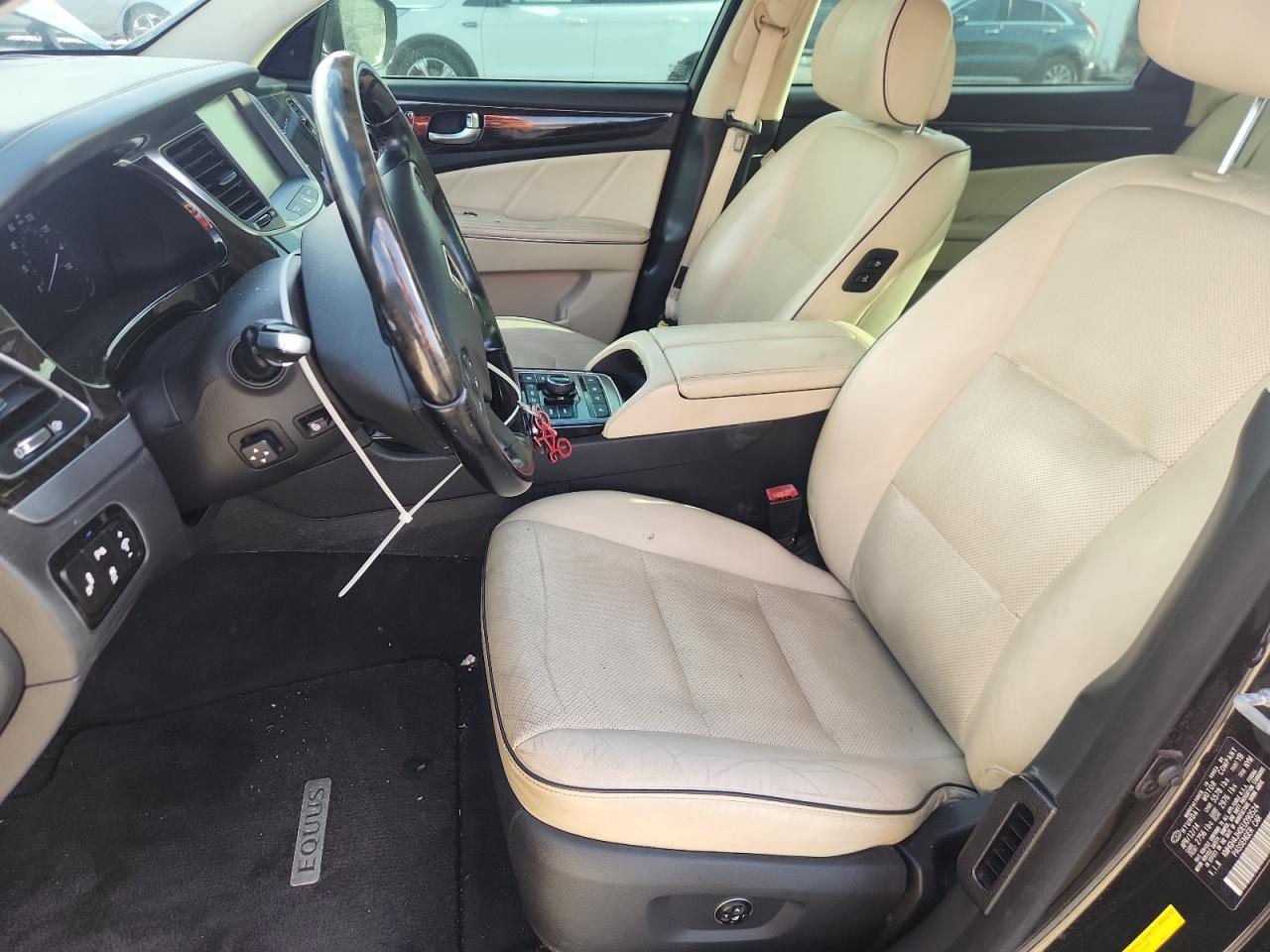 2014 Hyundai Equus Signature Black vin: KMHGH4JH0EU090524