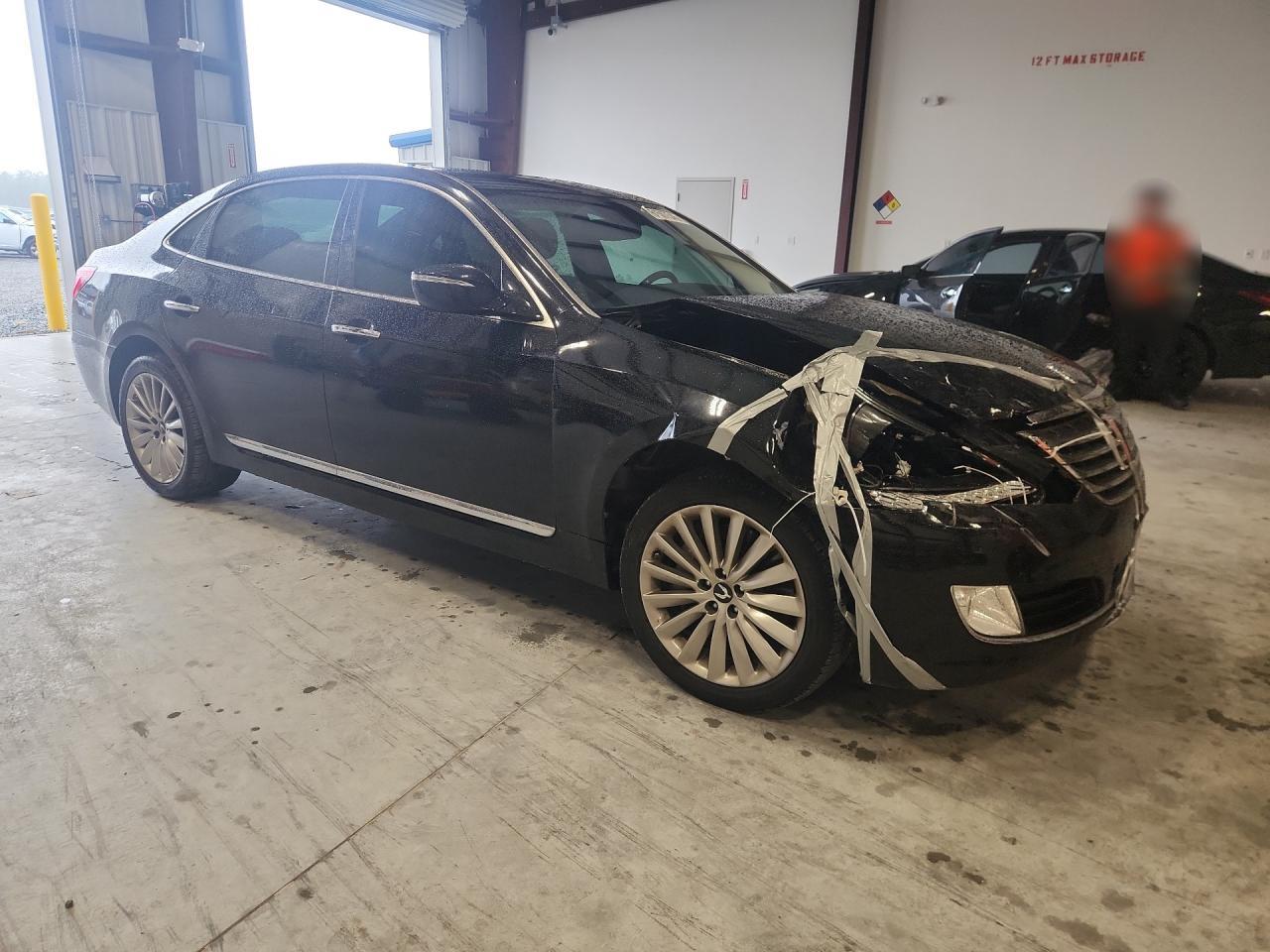 2014 Hyundai Equus Signature Black vin: KMHGH4JH0EU090524