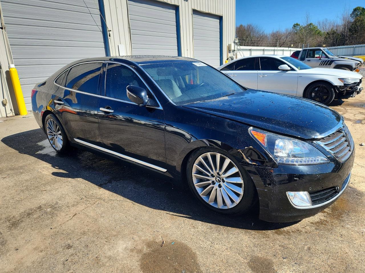 2015 Hyundai Equus Signature Black vin: KMHGH4JH0FU095045