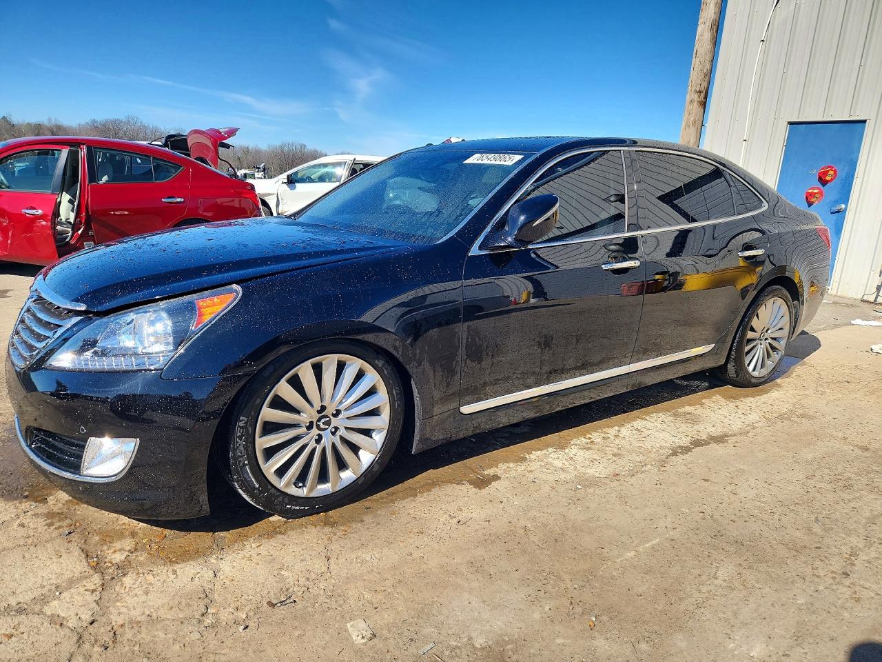 2015 Hyundai Equus Signature Black vin: KMHGH4JH0FU095045