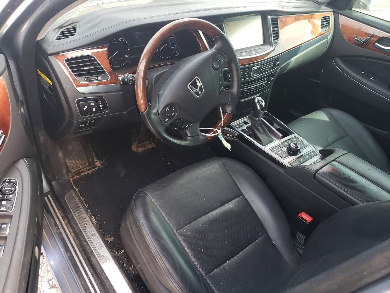 2015 Hyundai Equus Signature Gray vin: KMHGH4JH0FU095935
