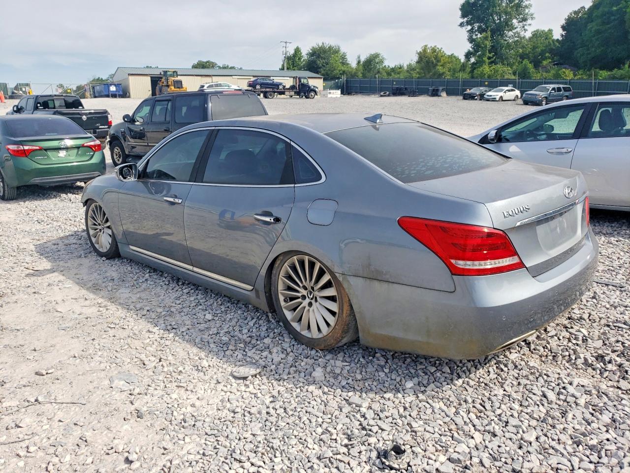 2015 Hyundai Equus Signature Gray vin: KMHGH4JH0FU095935