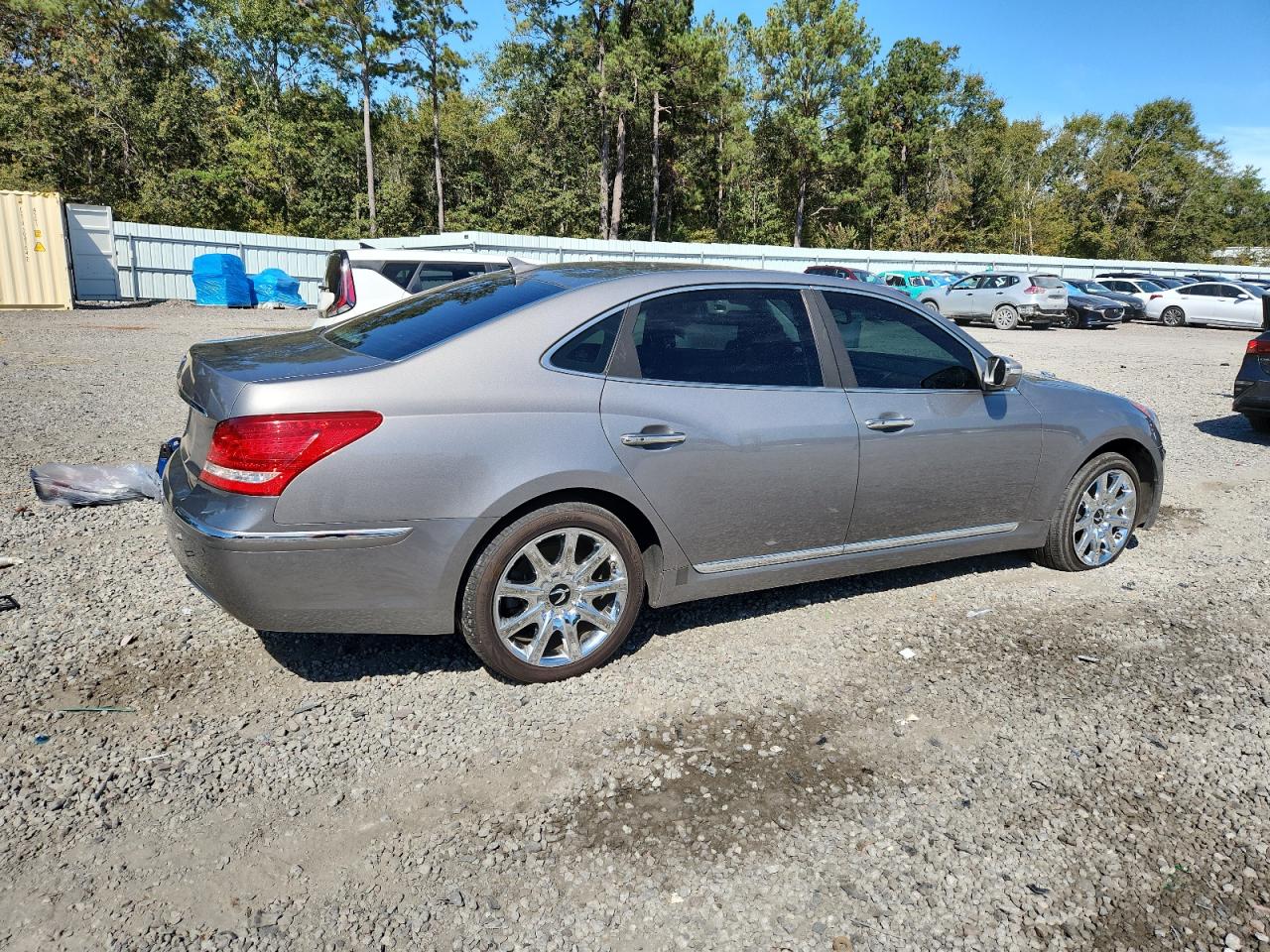 2012 Hyundai Equus Signature Серый vin: KMHGH4JH1CU046559