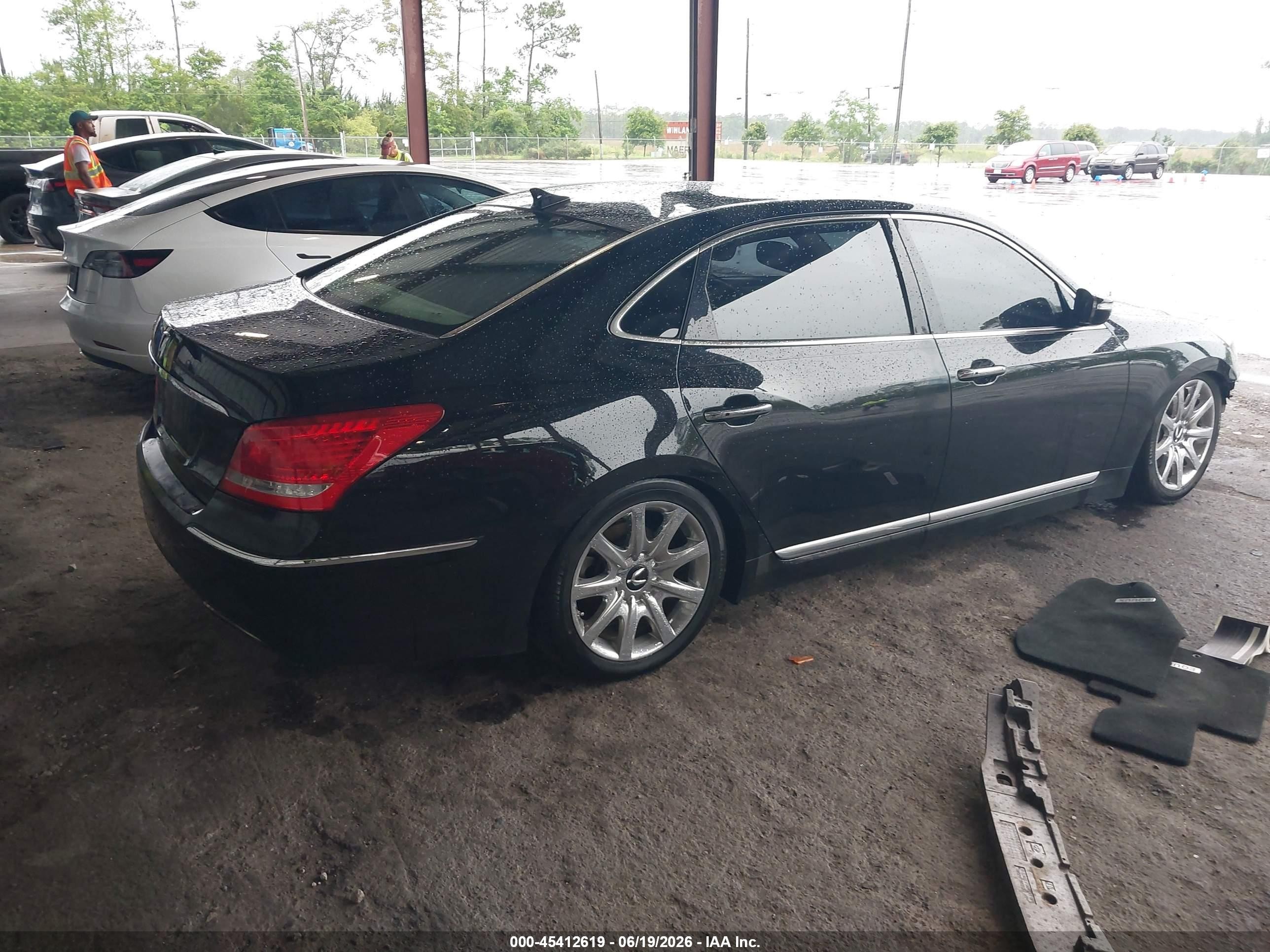 2012 Hyundai Equus Ultimate Black vin: KMHGH4JH1CU050093