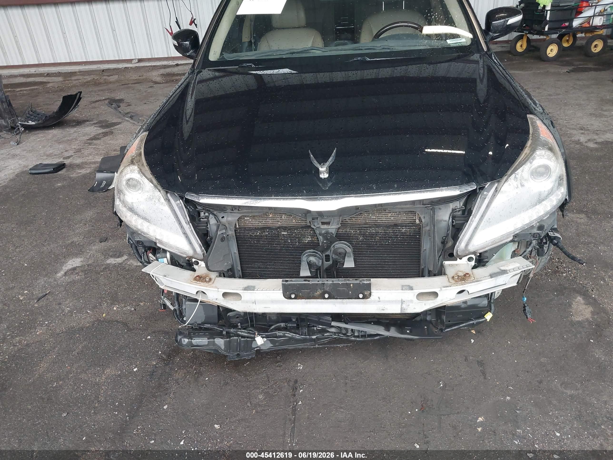 2012 Hyundai Equus Ultimate Black vin: KMHGH4JH1CU050093