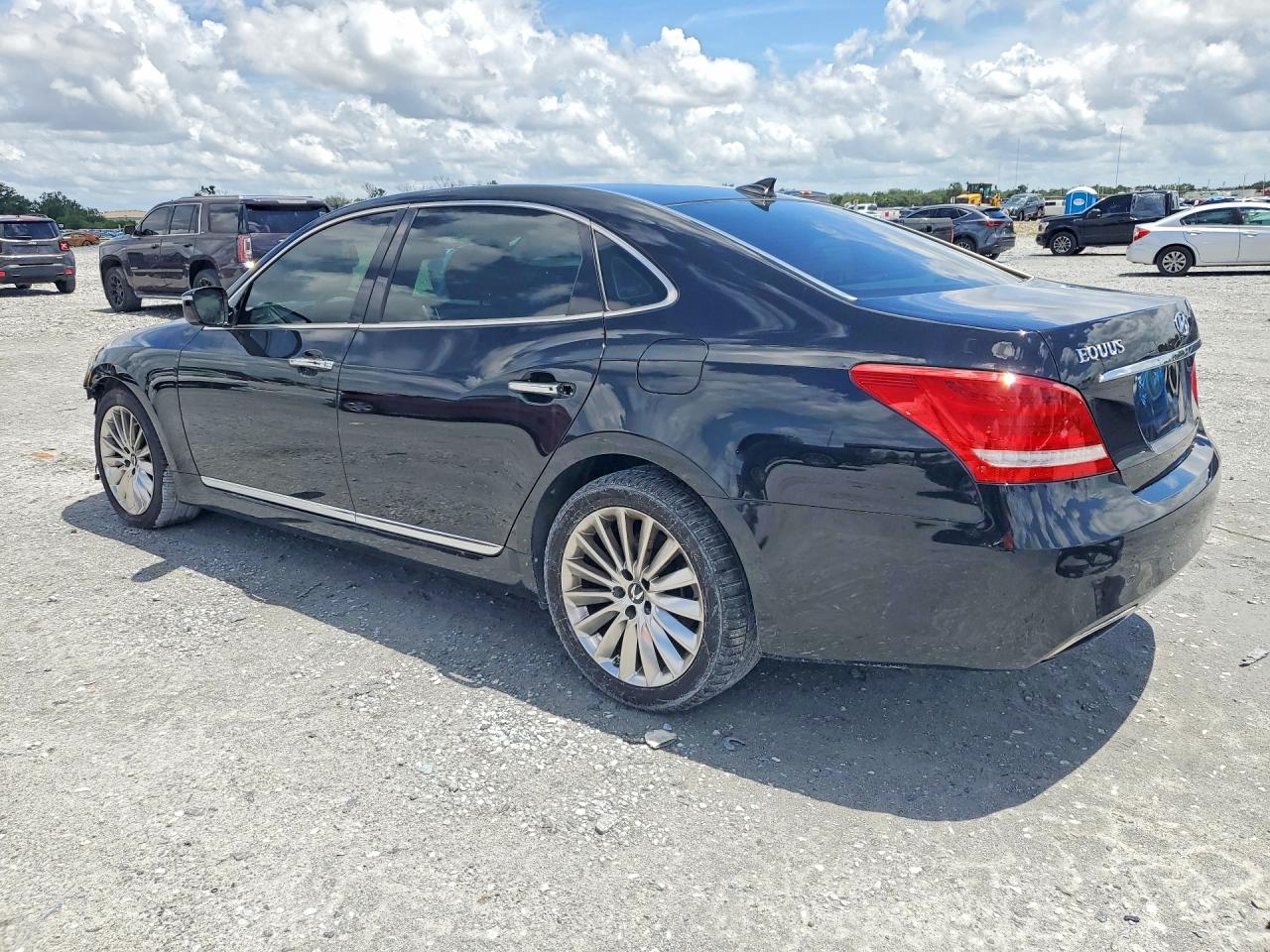 2014 Hyundai Equus Signature Black vin: KMHGH4JH1EU075353