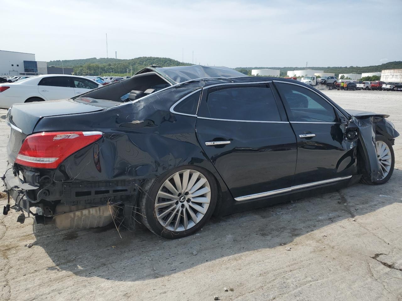 2015 Hyundai Equus Signature Black vin: KMHGH4JH1FU099539
