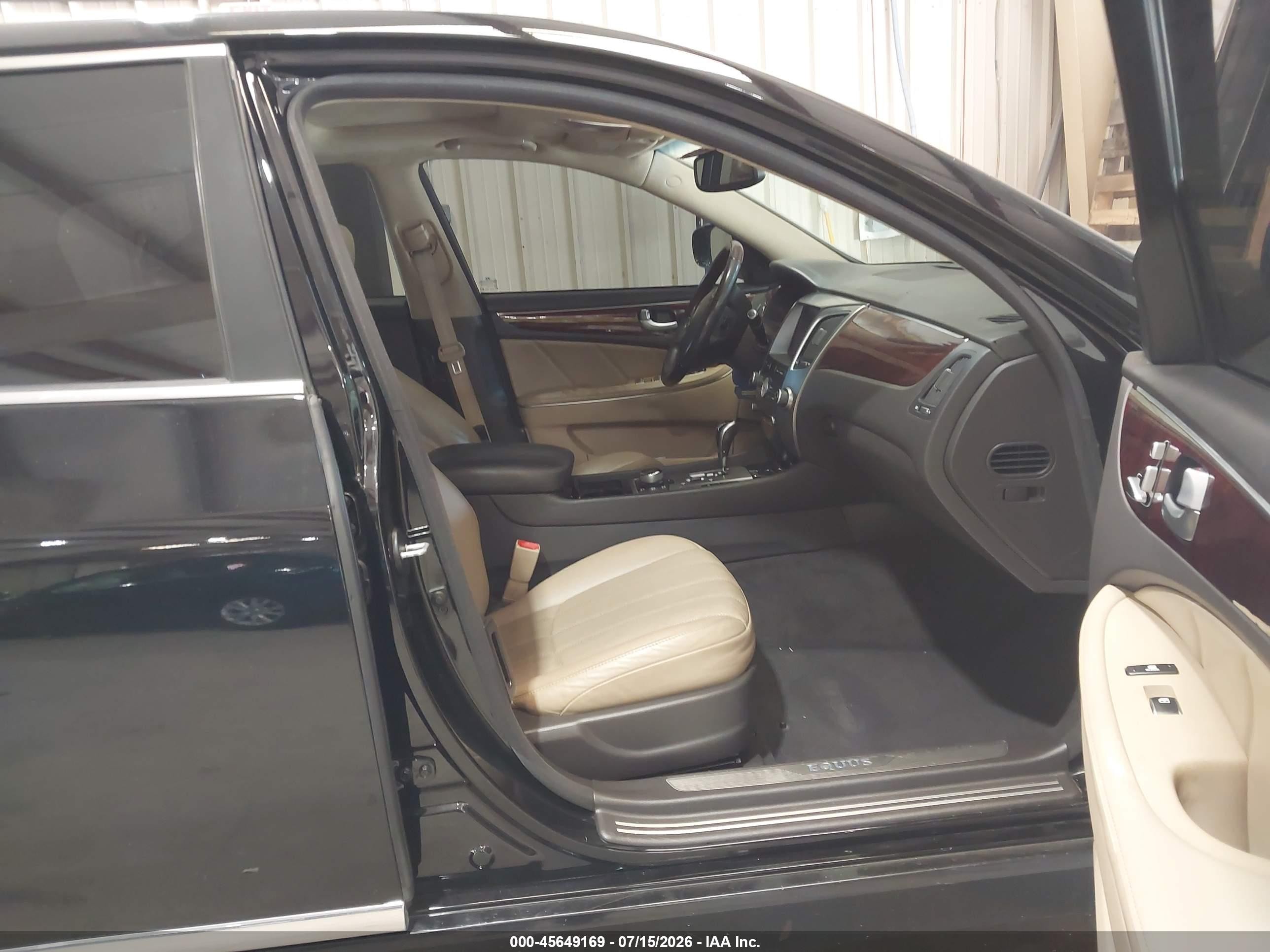 2012 Hyundai Equus Signature Black vin: KMHGH4JH2CU045114