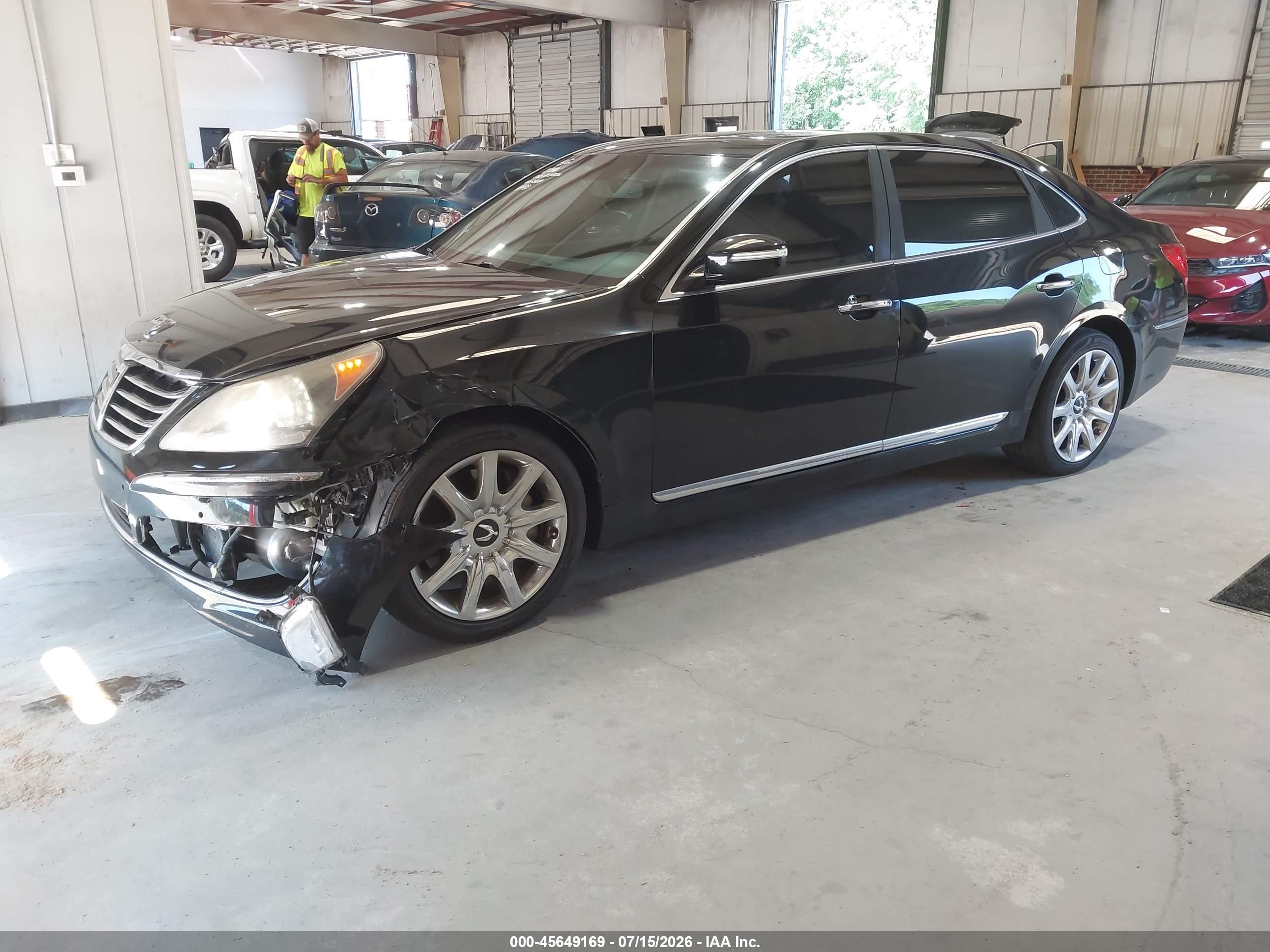 2012 Hyundai Equus Signature Black vin: KMHGH4JH2CU045114