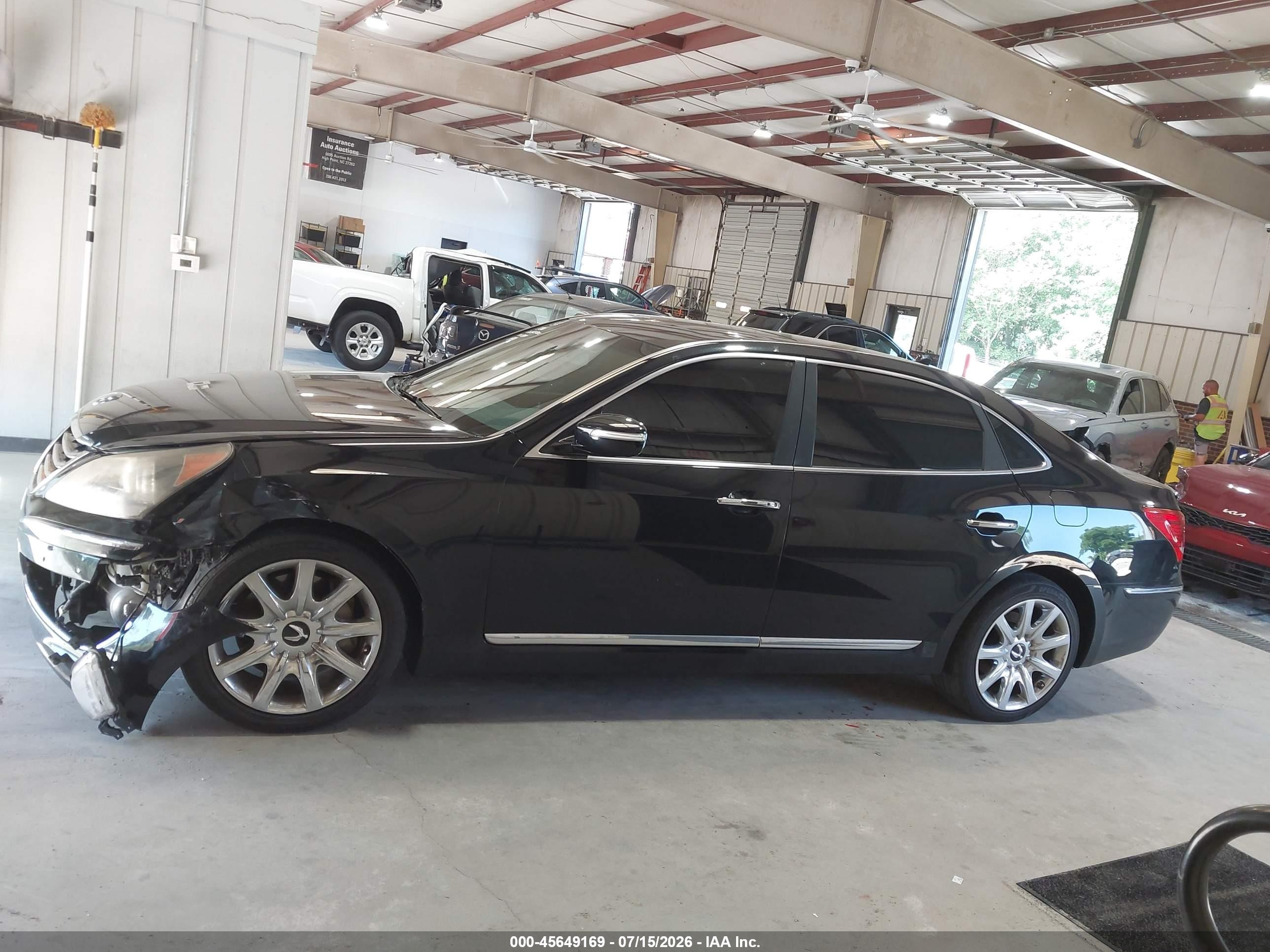2012 Hyundai Equus Signature Black vin: KMHGH4JH2CU045114