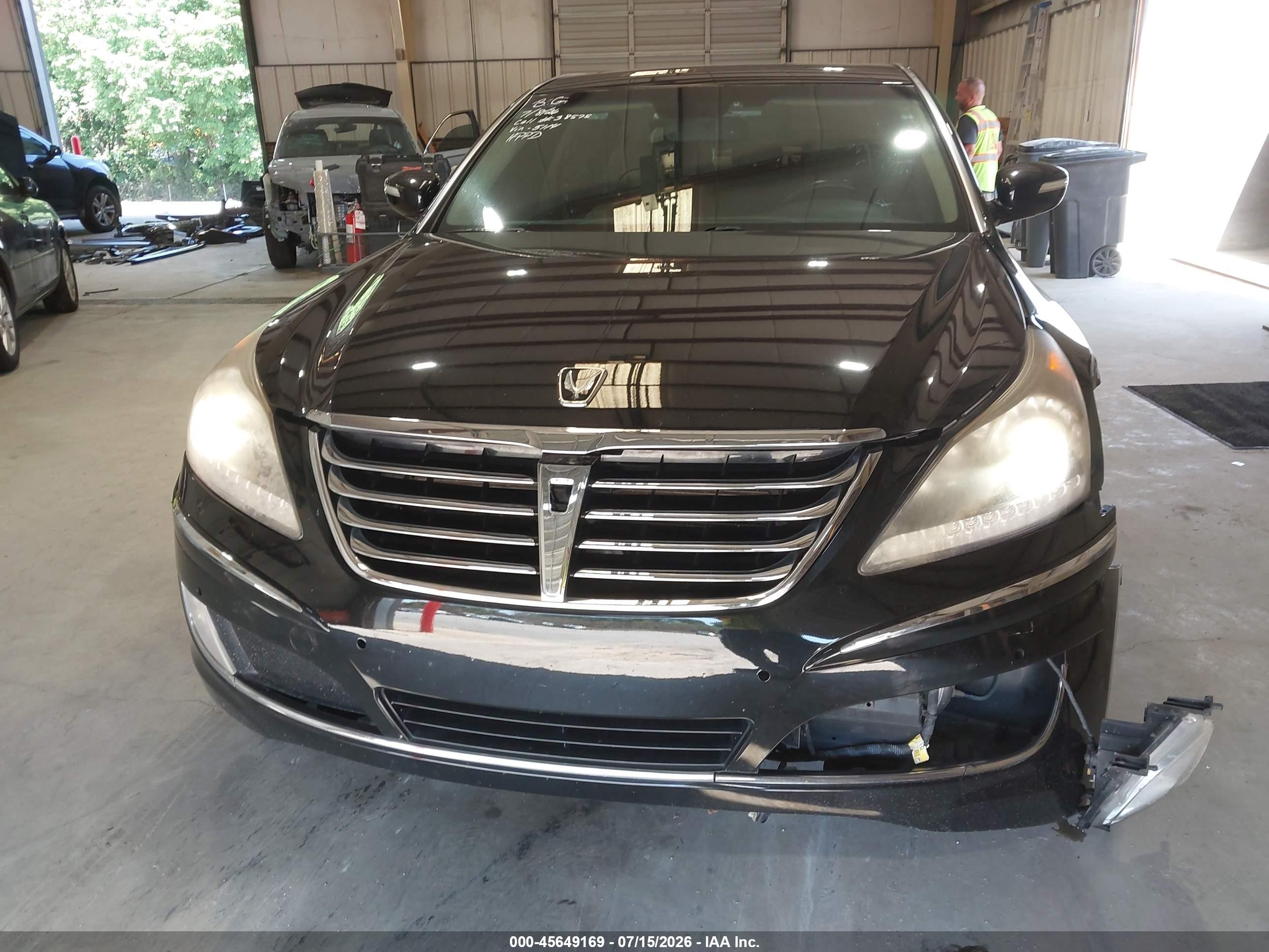 2012 Hyundai Equus Signature Black vin: KMHGH4JH2CU045114