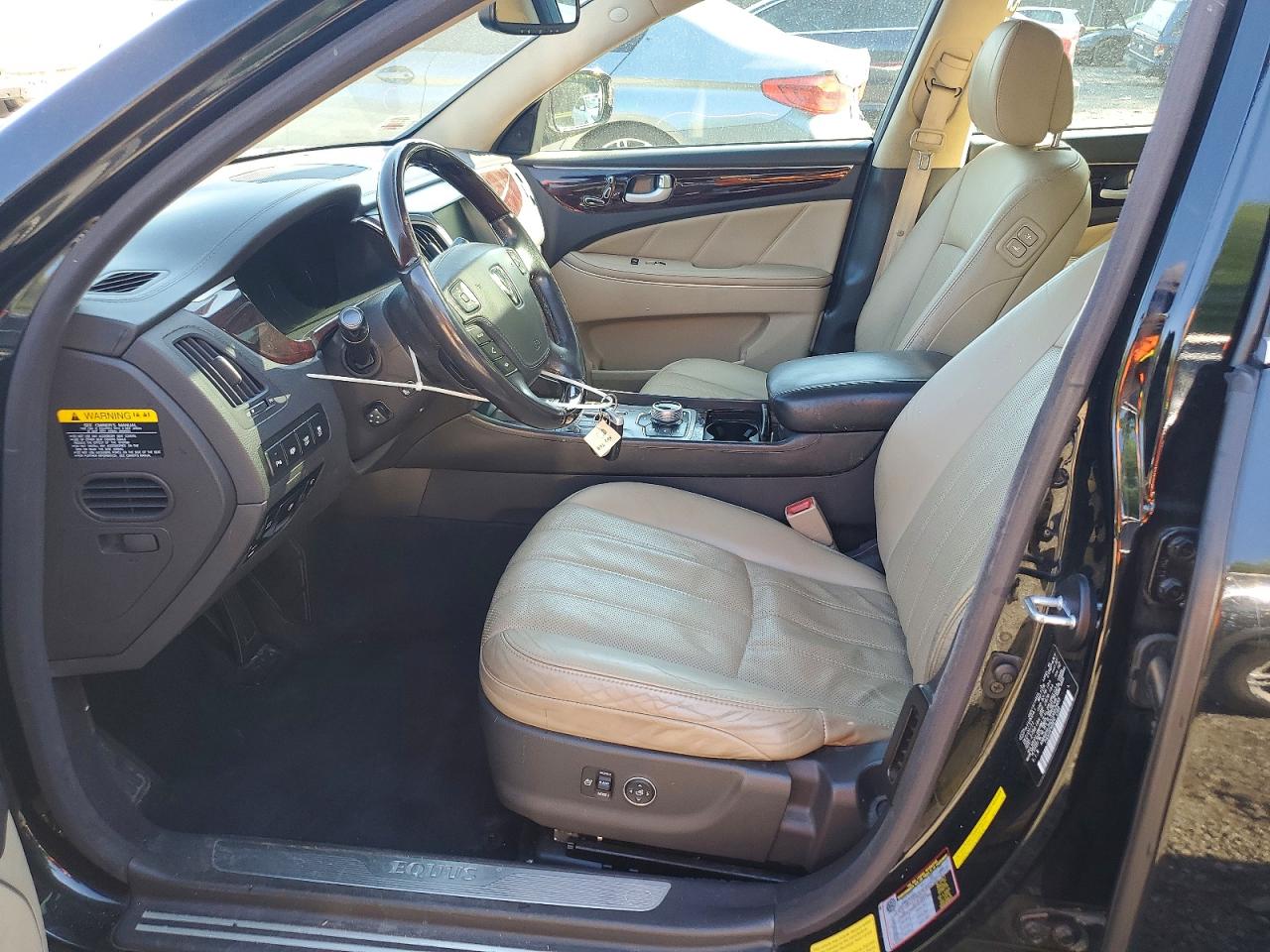 2012 Hyundai Equus Signature Black vin: KMHGH4JH2CU052483