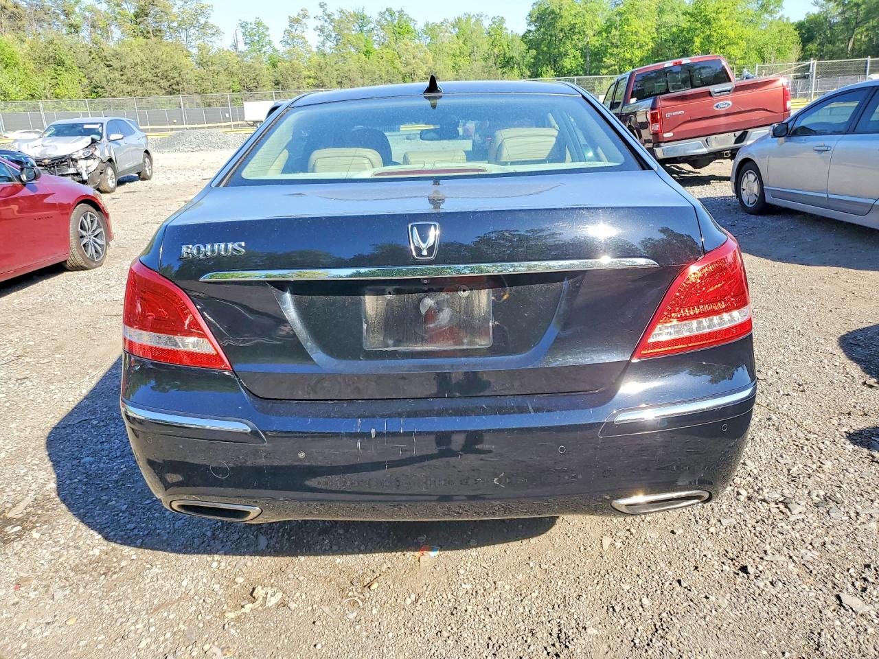 2012 Hyundai Equus Signature Black vin: KMHGH4JH2CU052483