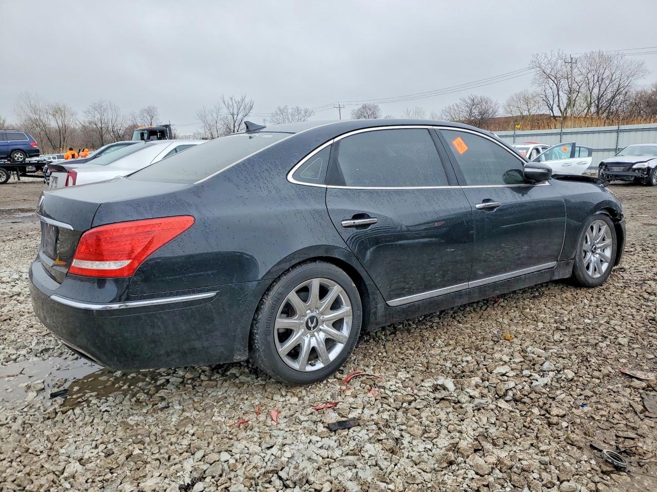 2012 Hyundai Equus Signature Black vin: KMHGH4JH2CU054119