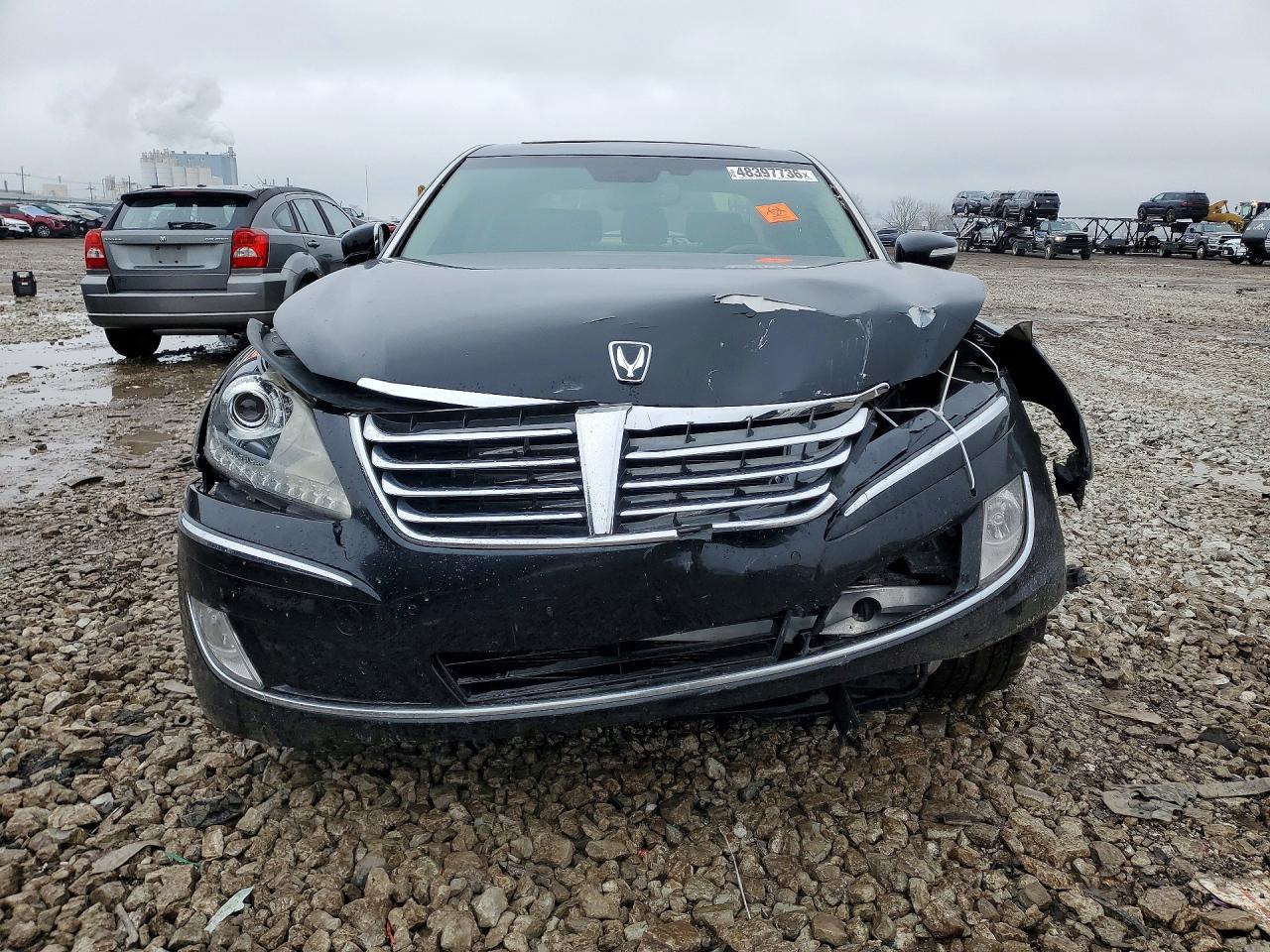 2012 Hyundai Equus Signature Black vin: KMHGH4JH2CU054119