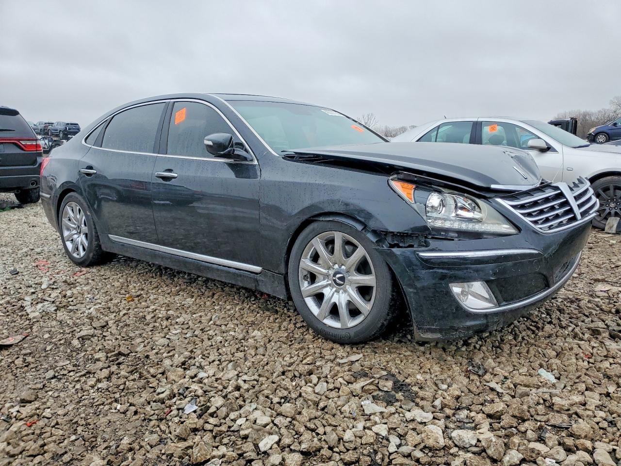 2012 Hyundai Equus Signature Black vin: KMHGH4JH2CU054119