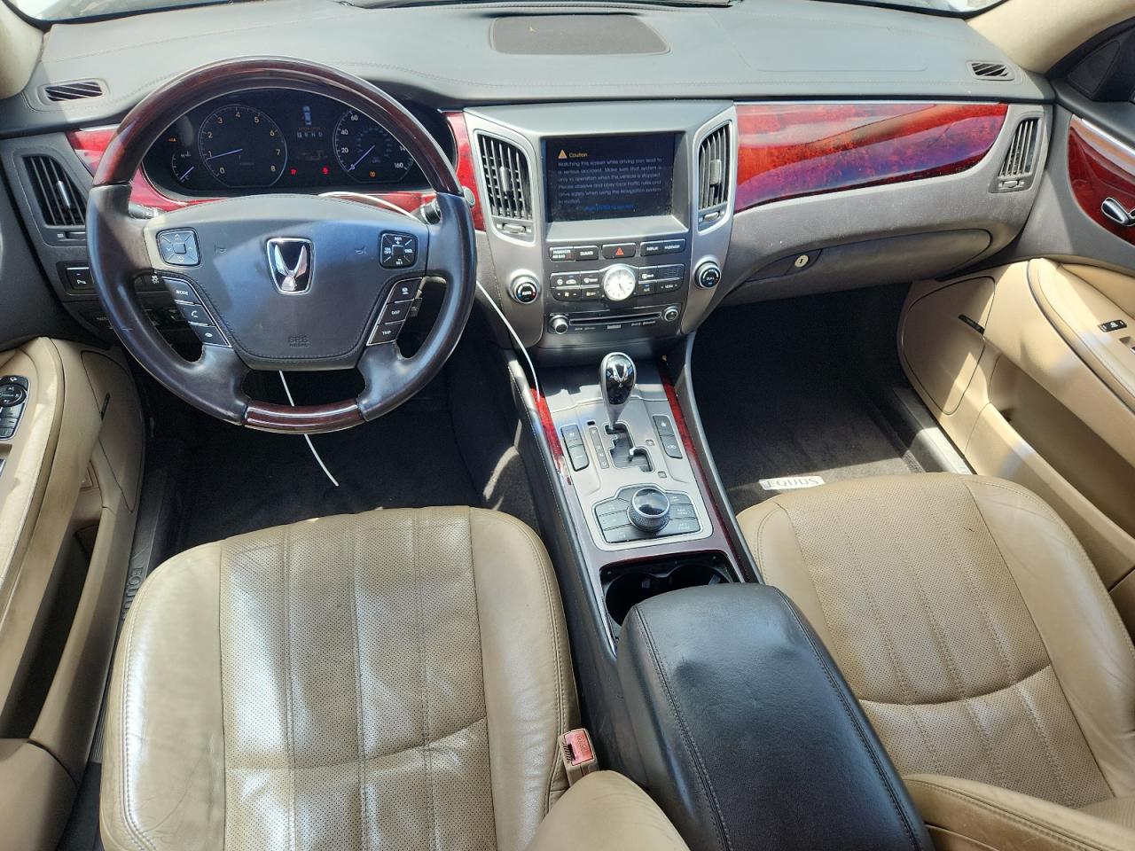 2013 Hyundai Equus Signature White vin: KMHGH4JH2DU058124