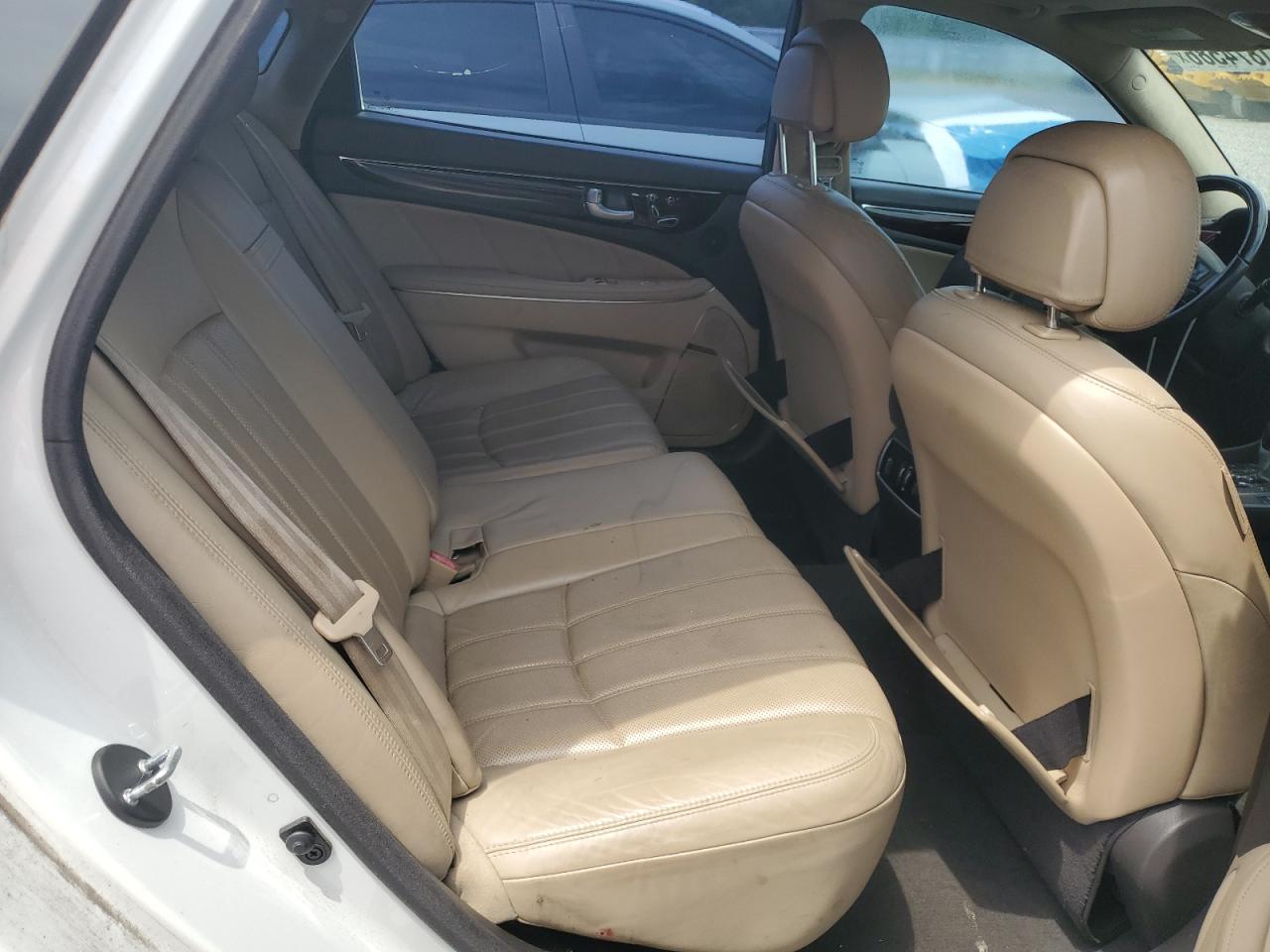 2013 Hyundai Equus Signature White vin: KMHGH4JH2DU058124