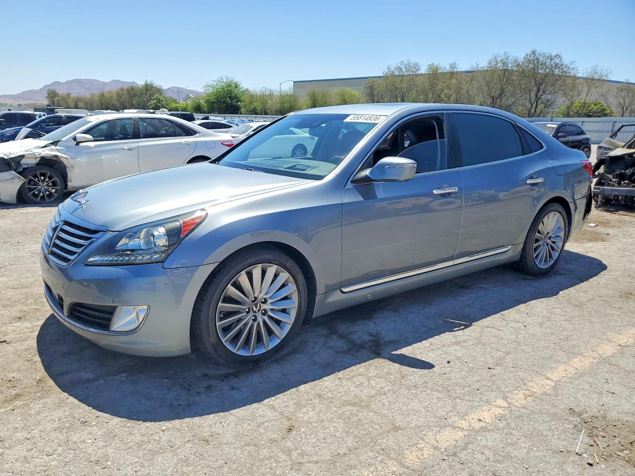 2014 Hyundai Equus Ultimate Gray vin: KMHGH4JH2EU083851