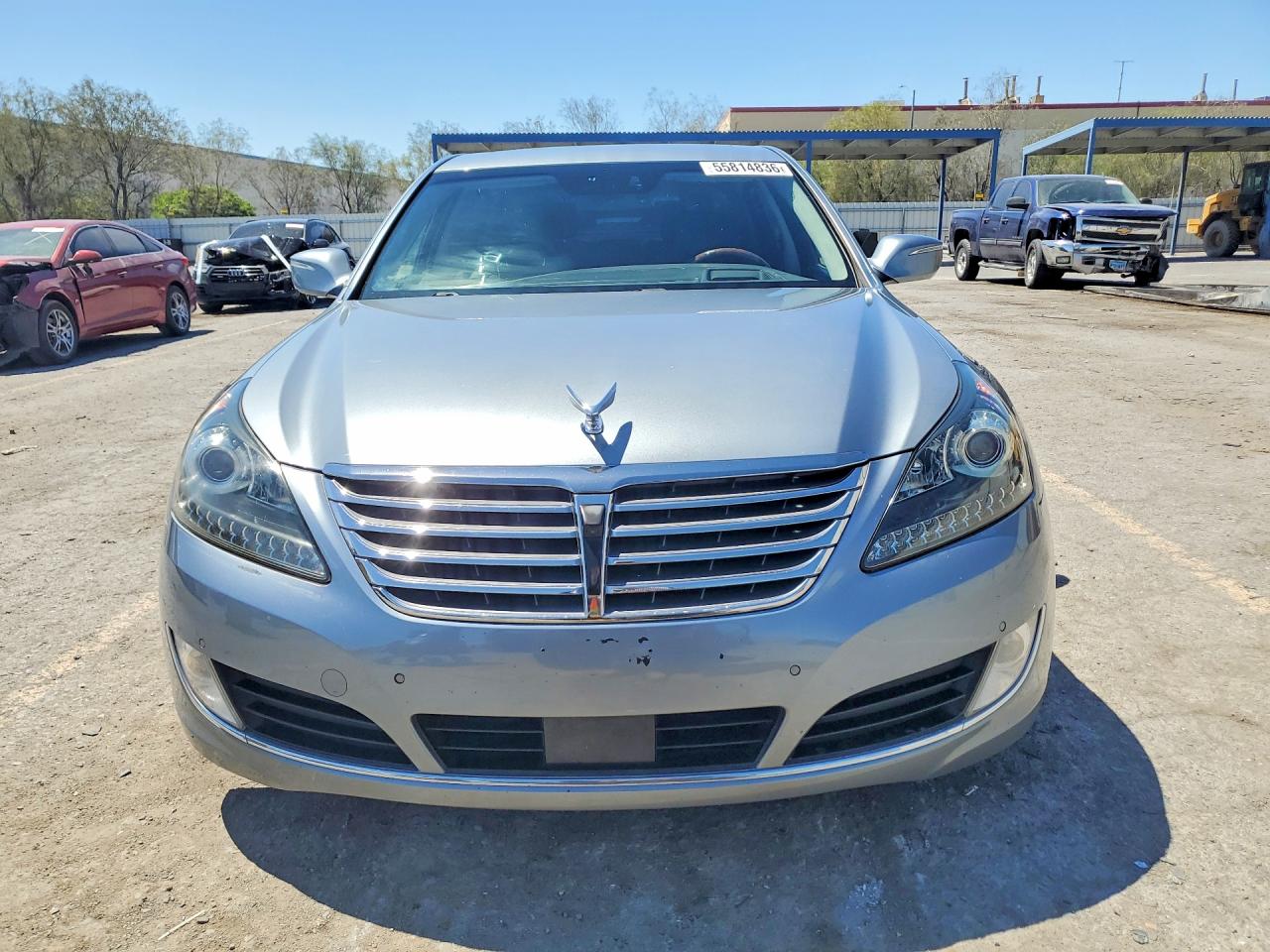 2014 Hyundai Equus Ultimate Gray vin: KMHGH4JH2EU083851