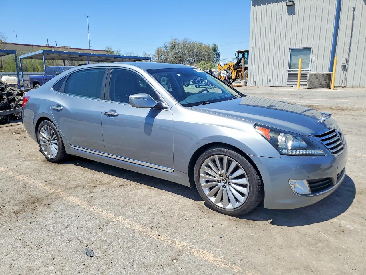 2014 Hyundai Equus Ultimate Gray vin: KMHGH4JH2EU083851