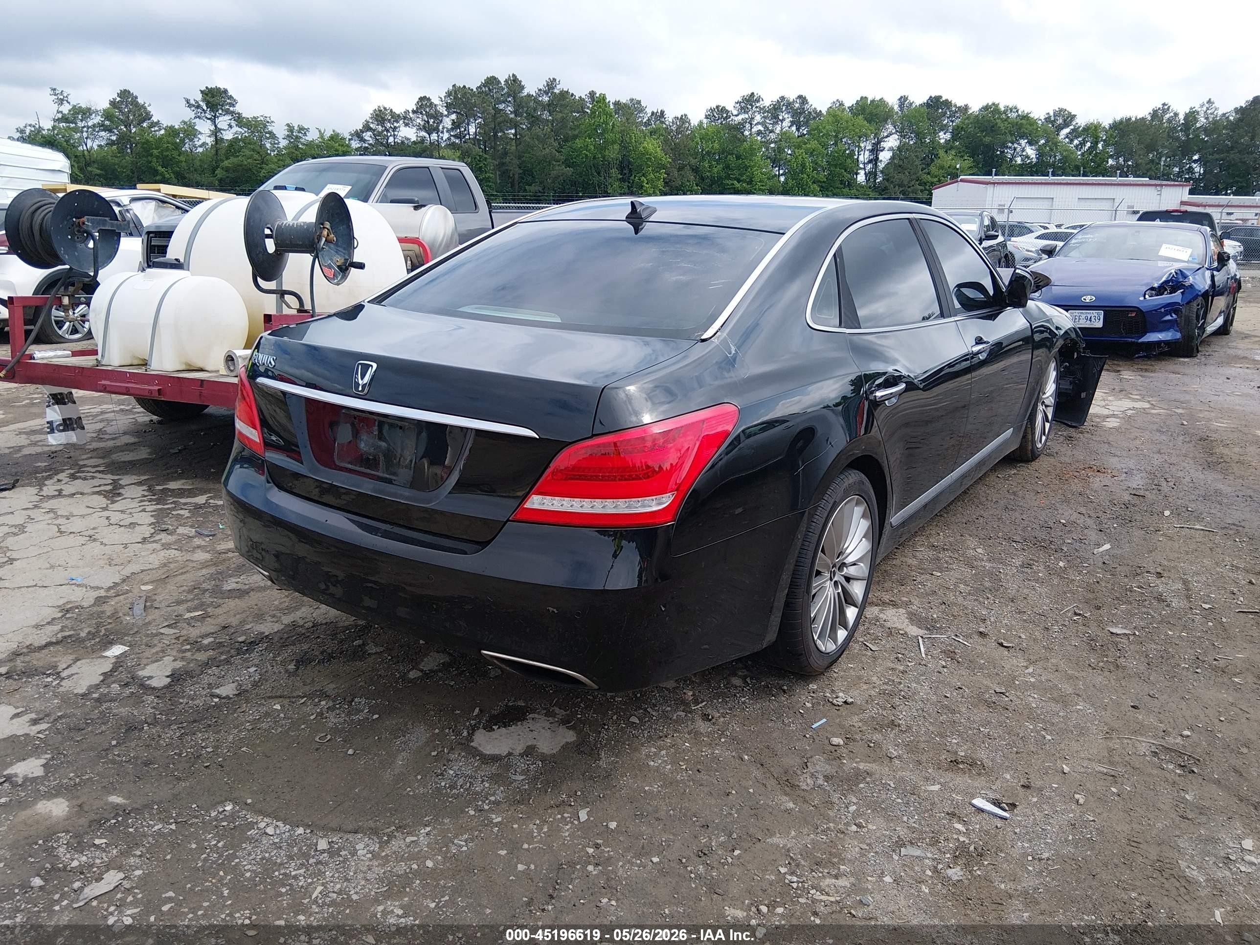 2015 Hyundai Equus Signature Black vin: KMHGH4JH2FU092745